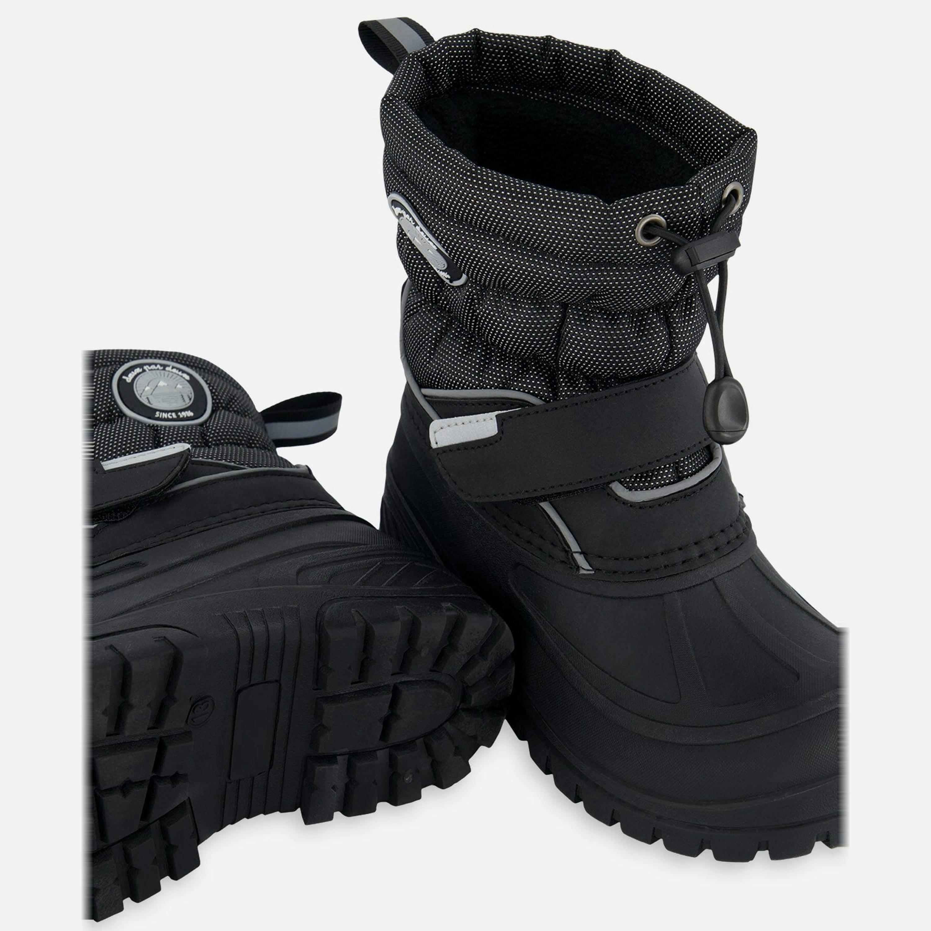 Winter Boots Solid Black , view 5 of 6