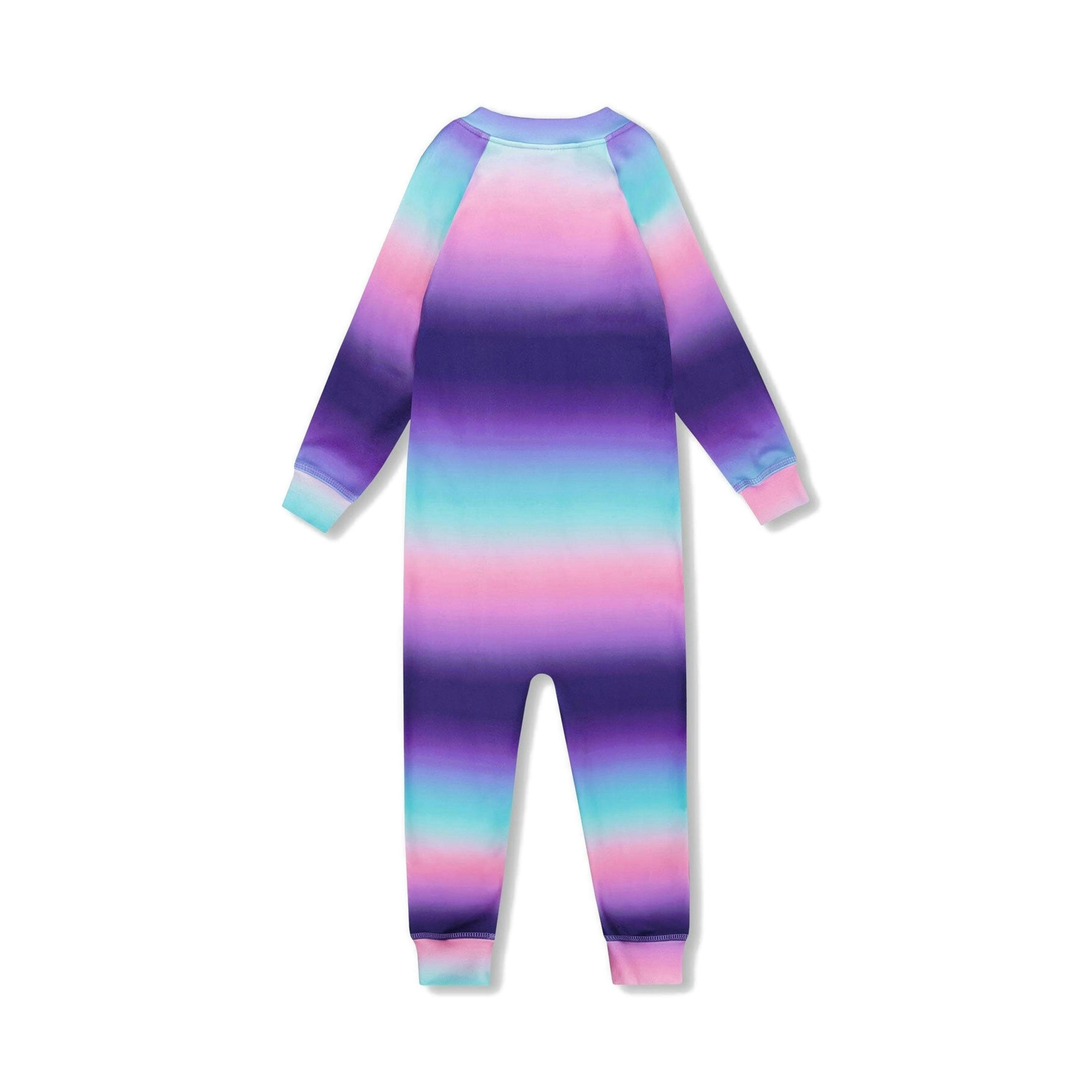 One-Piece Thermal Underwear Purple Gradient , view 3 of 5