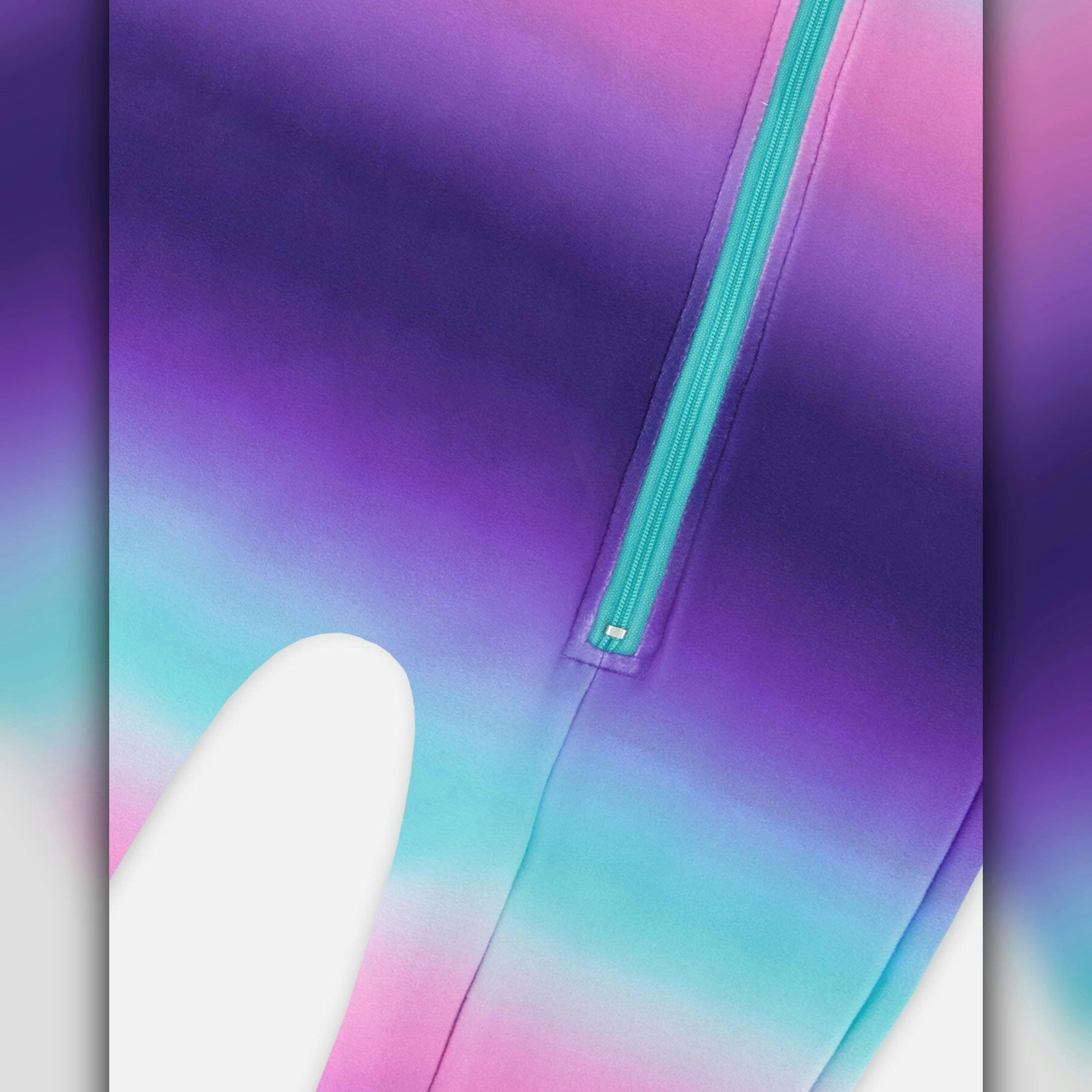 One-Piece Thermal Underwear Purple Gradient , view 4 of 5