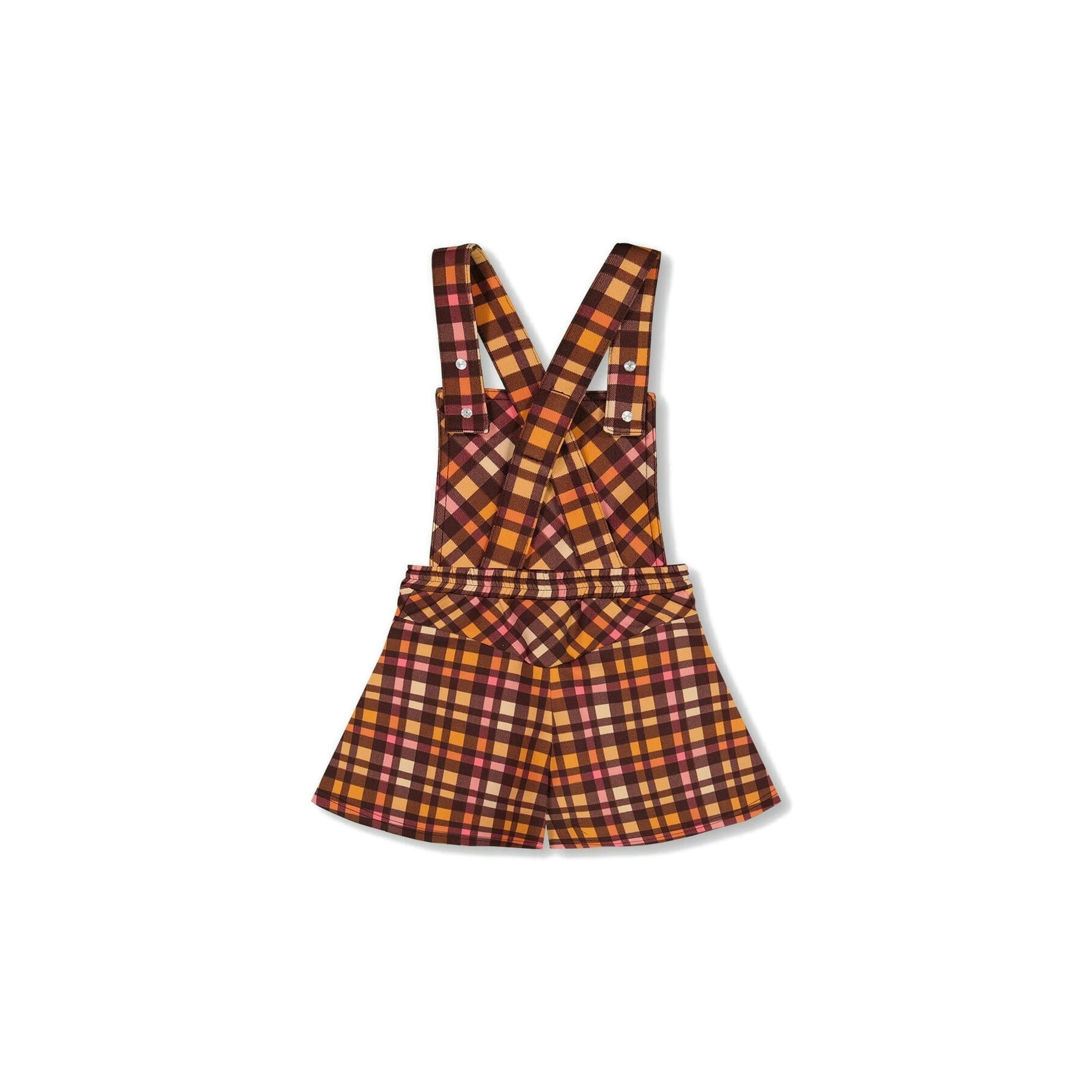 Milano Shortall Plaid Magenta And Brown , view 4 of 5