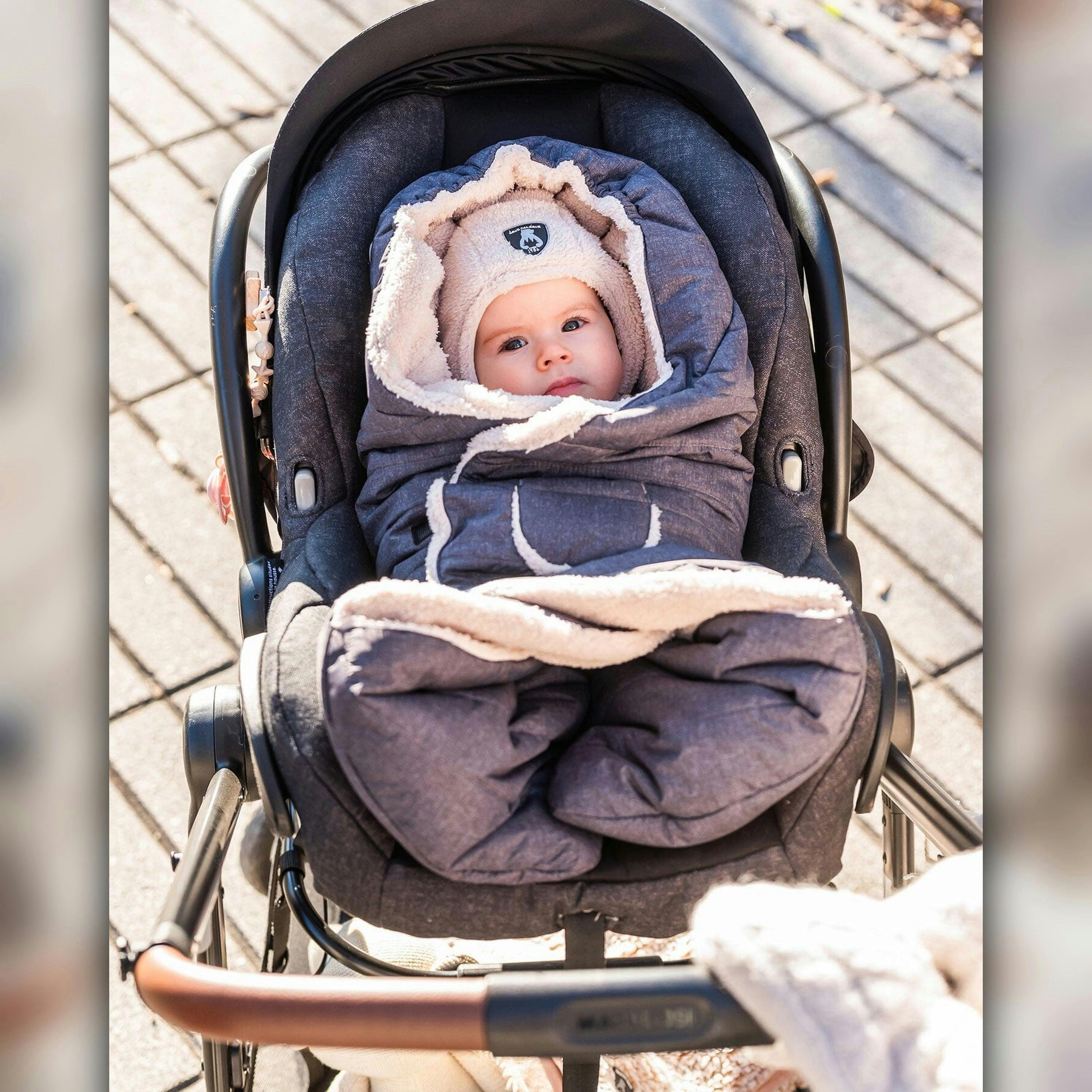 Snuggly Wrap Black For Car Seat And Stroller , view 4 of 6