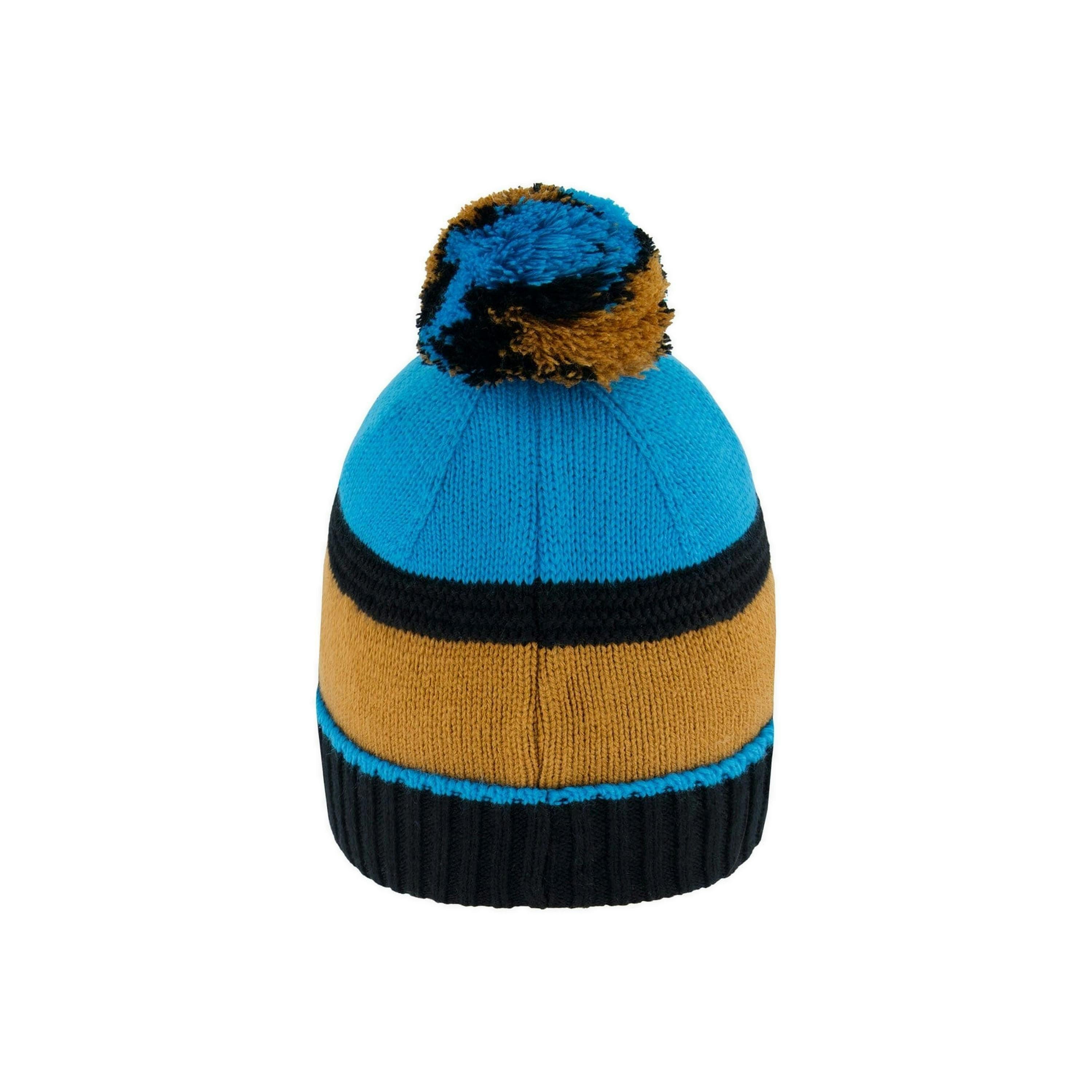 Knit Hat Blue, Black And Spice , view 3 of 5