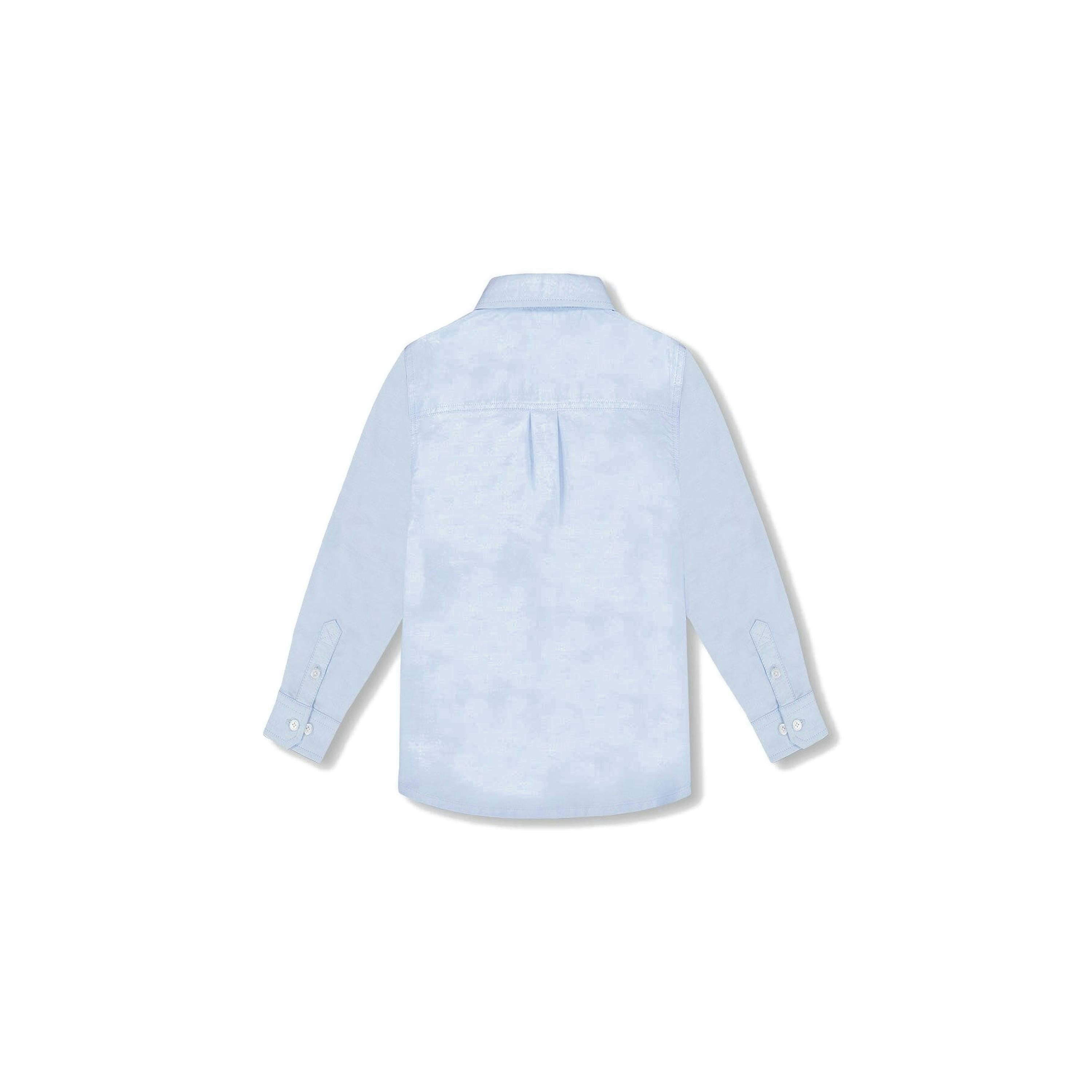 Long Sleeve Button Down Shirt Pale Blue , view 4 of 5
