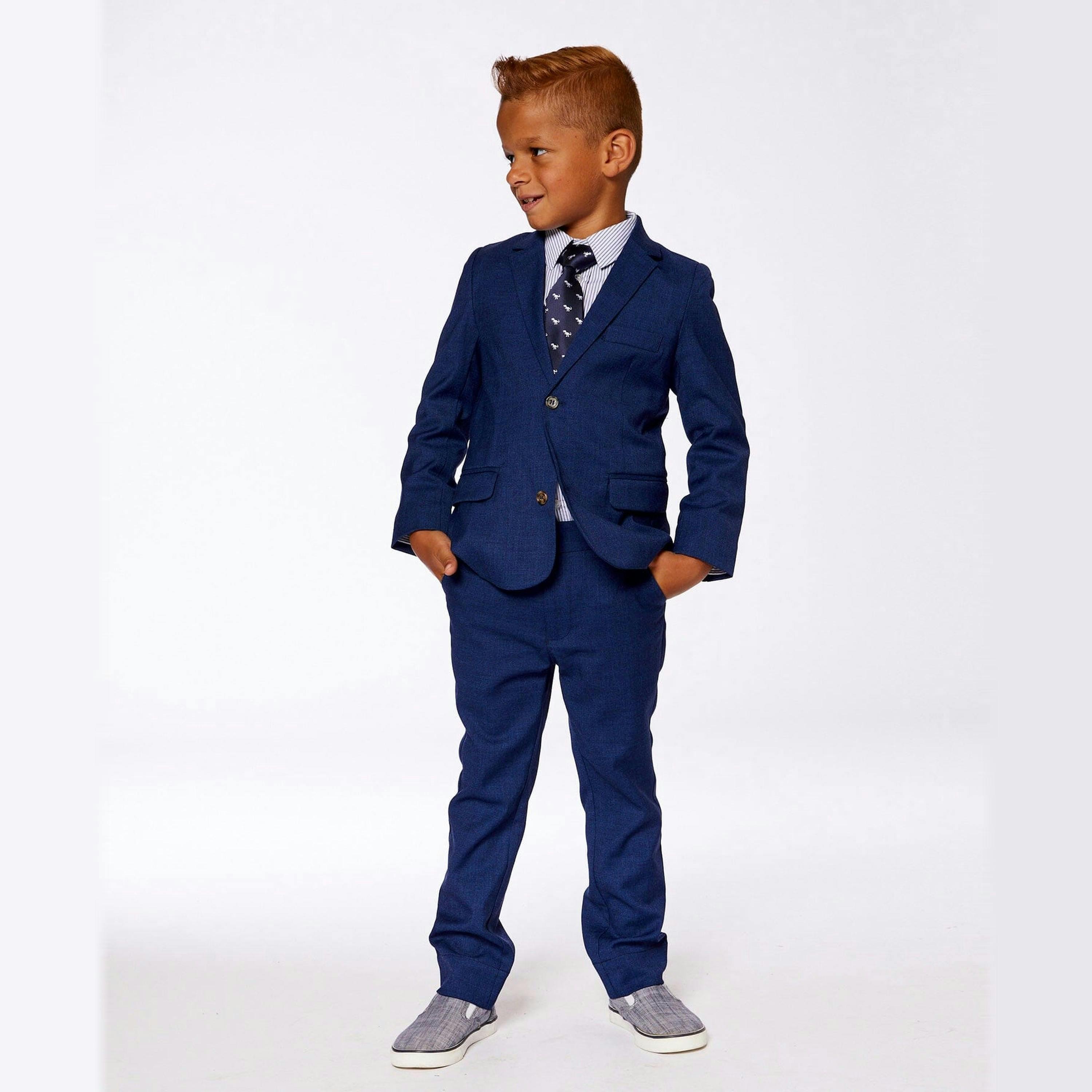 Slant Pocket Pants Navy Blue , view 3 of 5