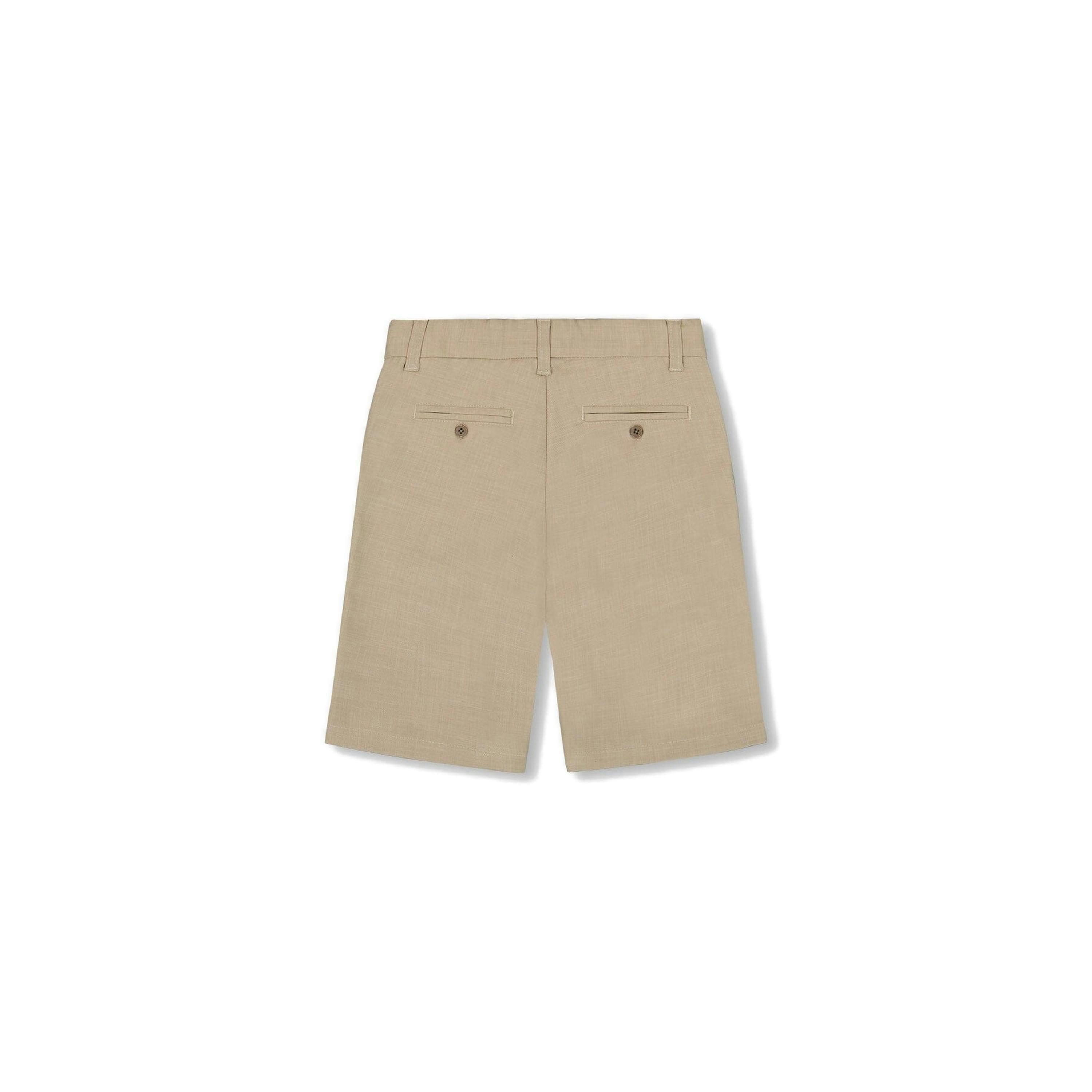 Slant Pocket Bermuda Shorts Light Taupe , view 3 of 5