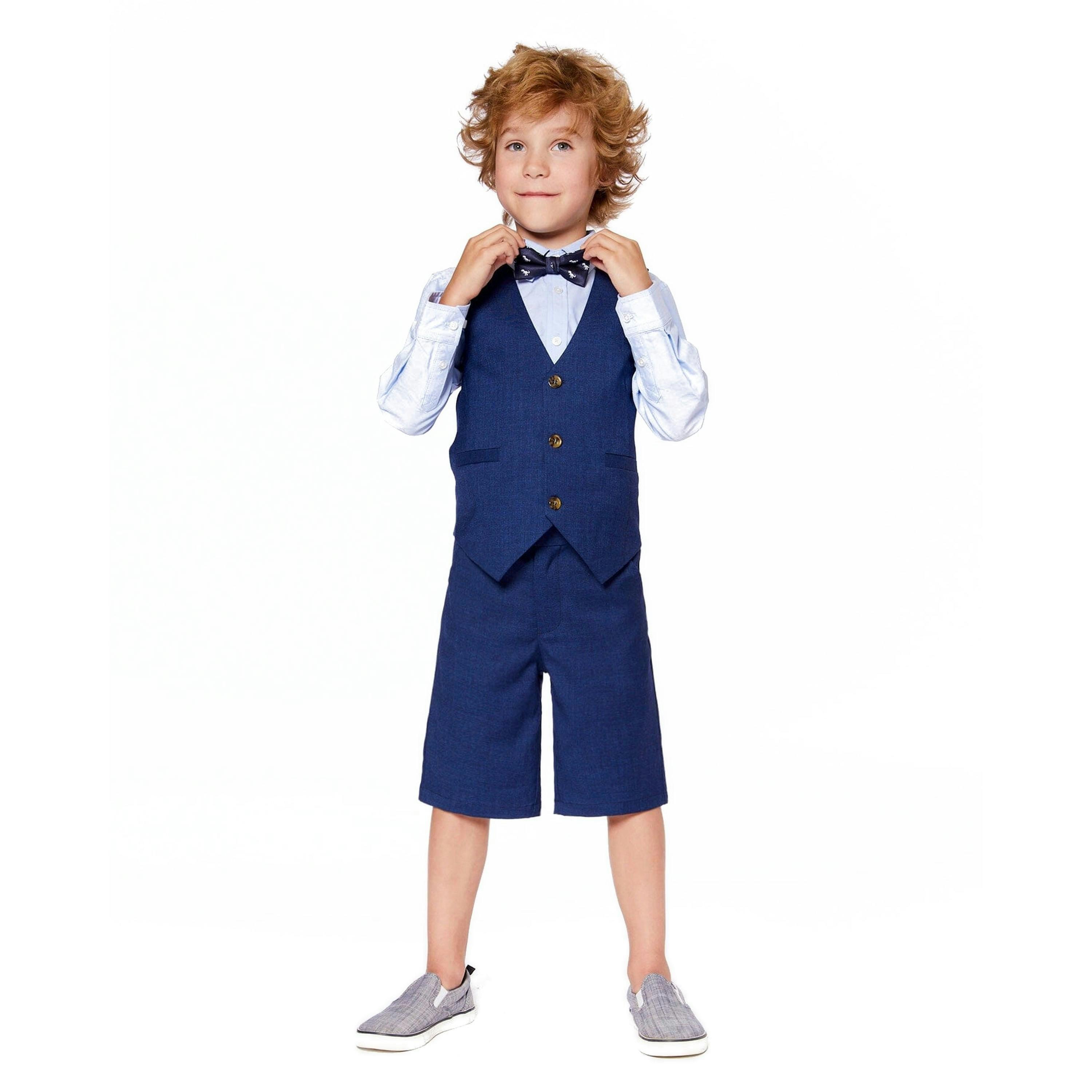 Sleeveless Vest Navy Blue , view 2 of 3