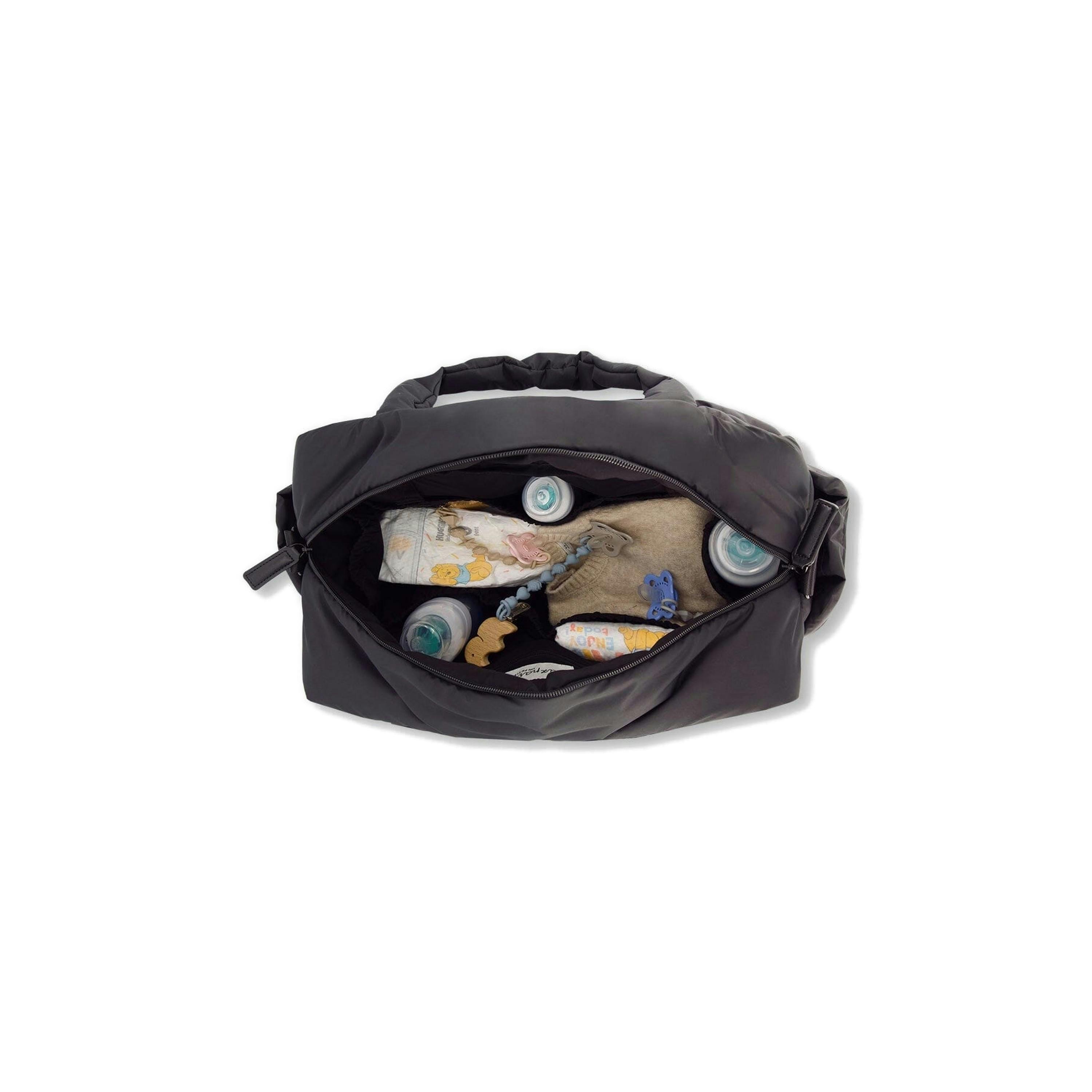 Diaper Bag With Included Changing Mat Black , view 3 of 4