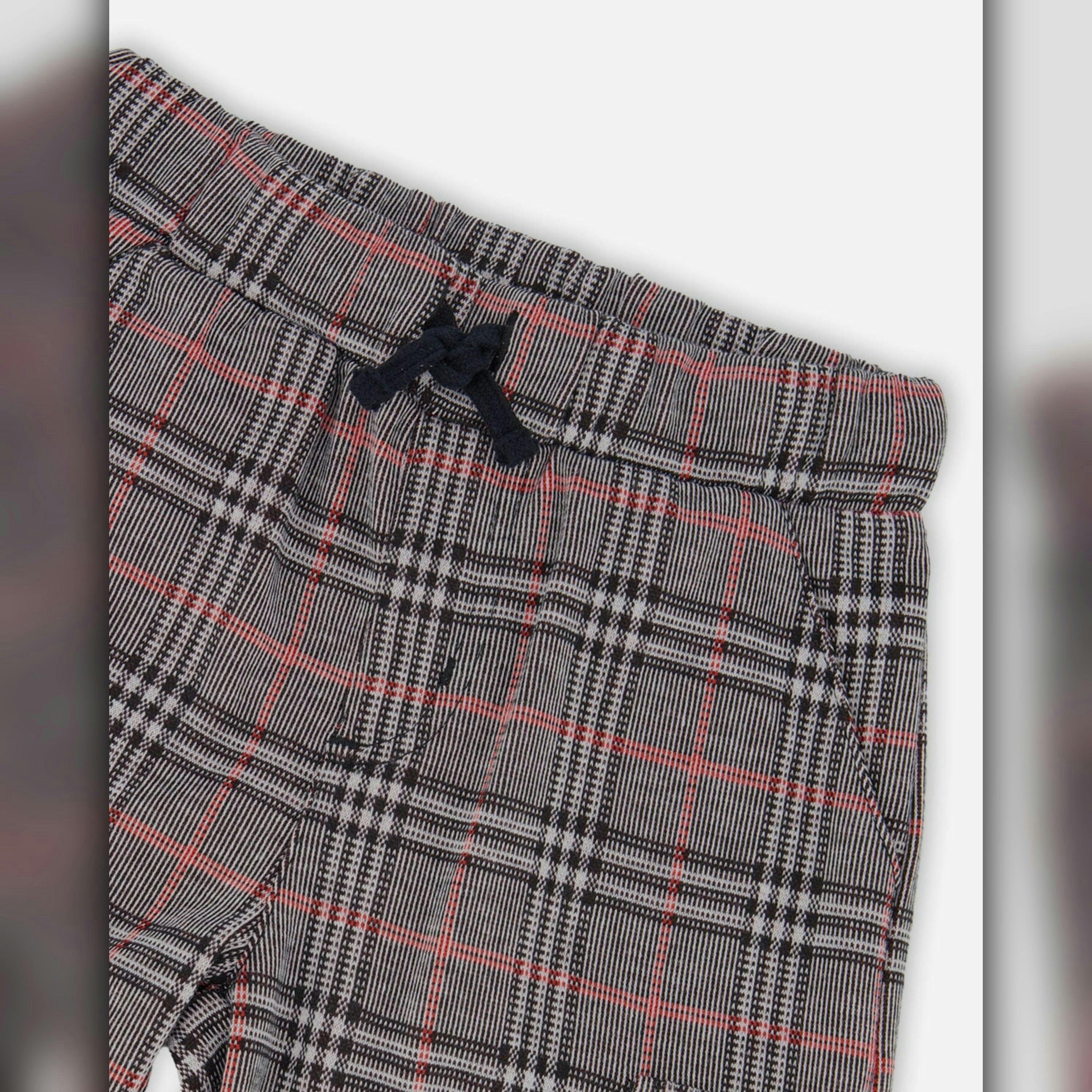 Plaid Cargo Pant Gray And Black , view 4 of 5