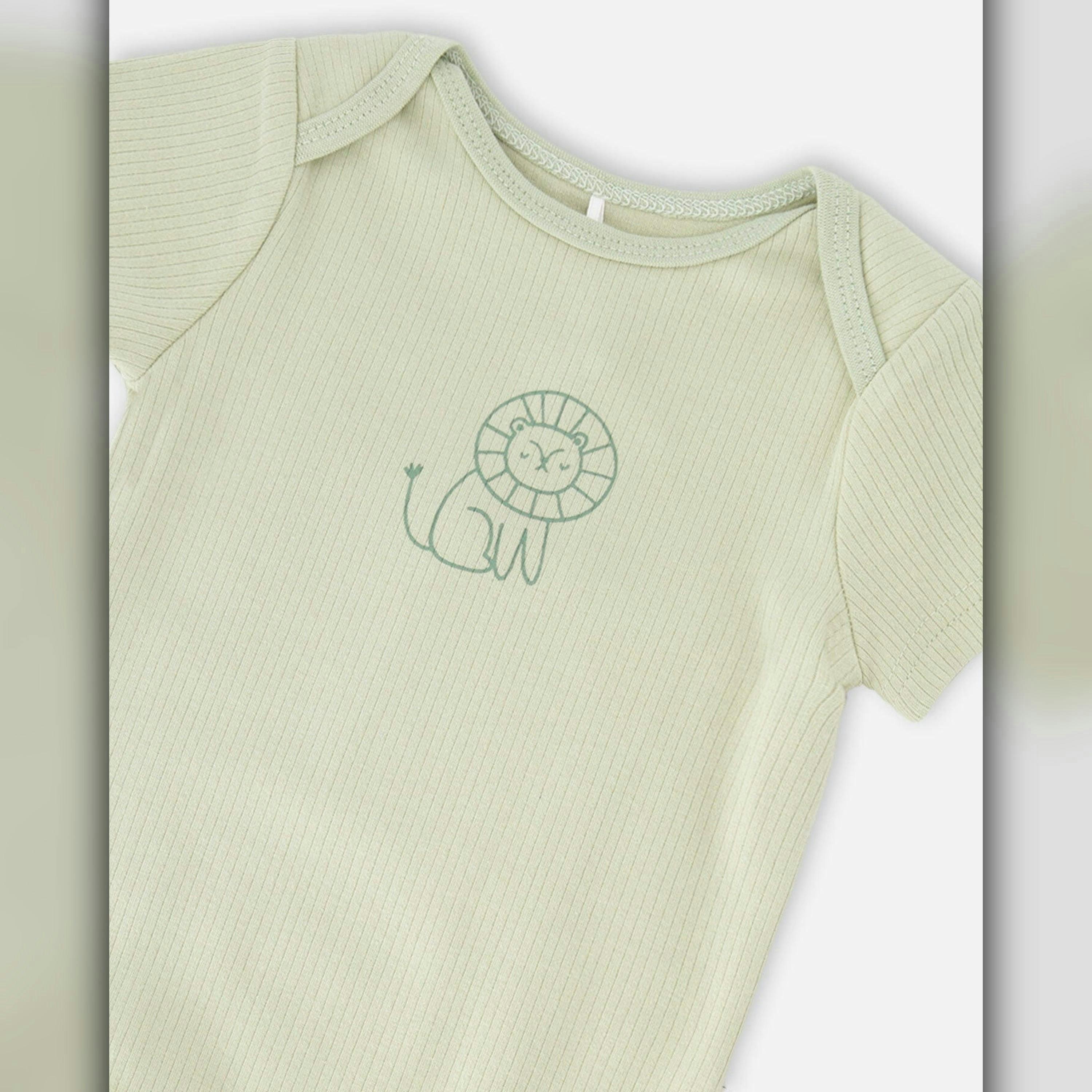 Evolutive Jersey Onesie Sage Green , view 3 of 3