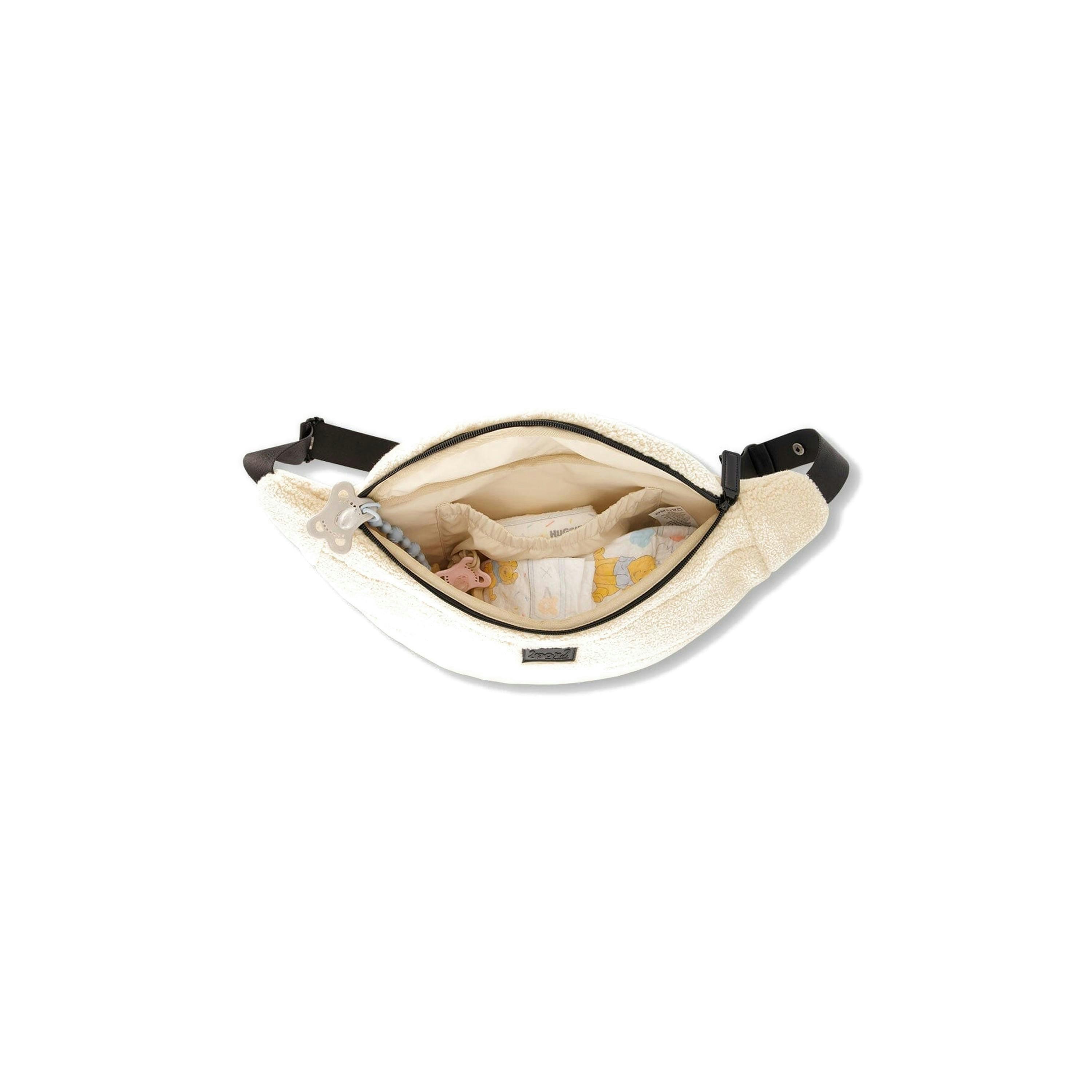 Diaper Changing Sling Bag Light Beige , view 2 of 3