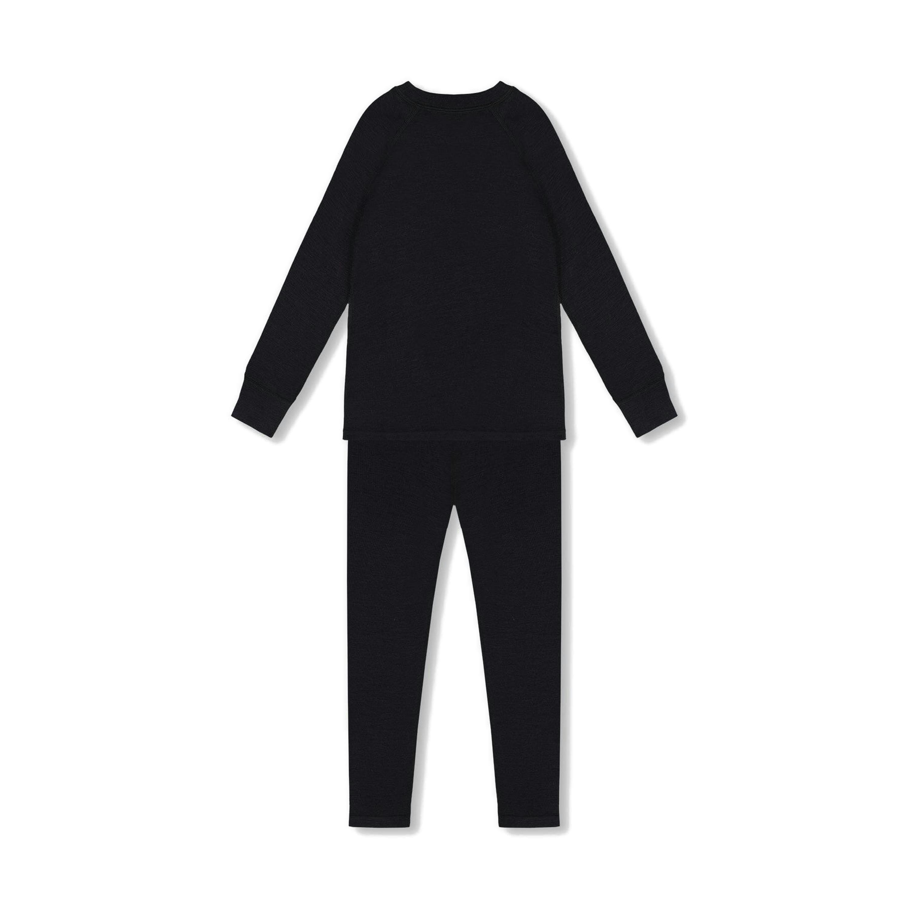 Merino Wool Base Layer Set Black , view 3 of 5