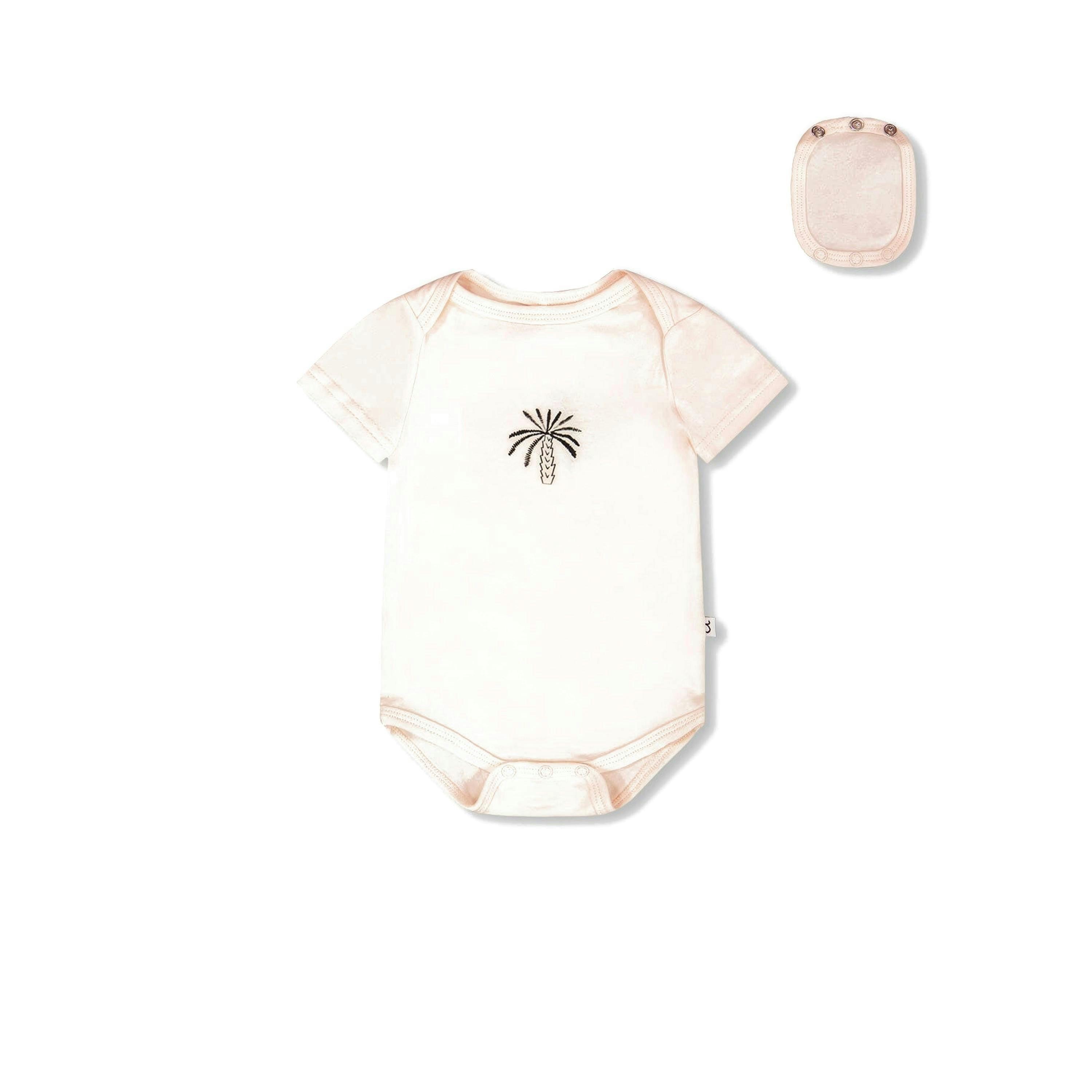 Evolutive Organic Cotton Jersey 3 Pack Onesie Peach , view 3 of 3