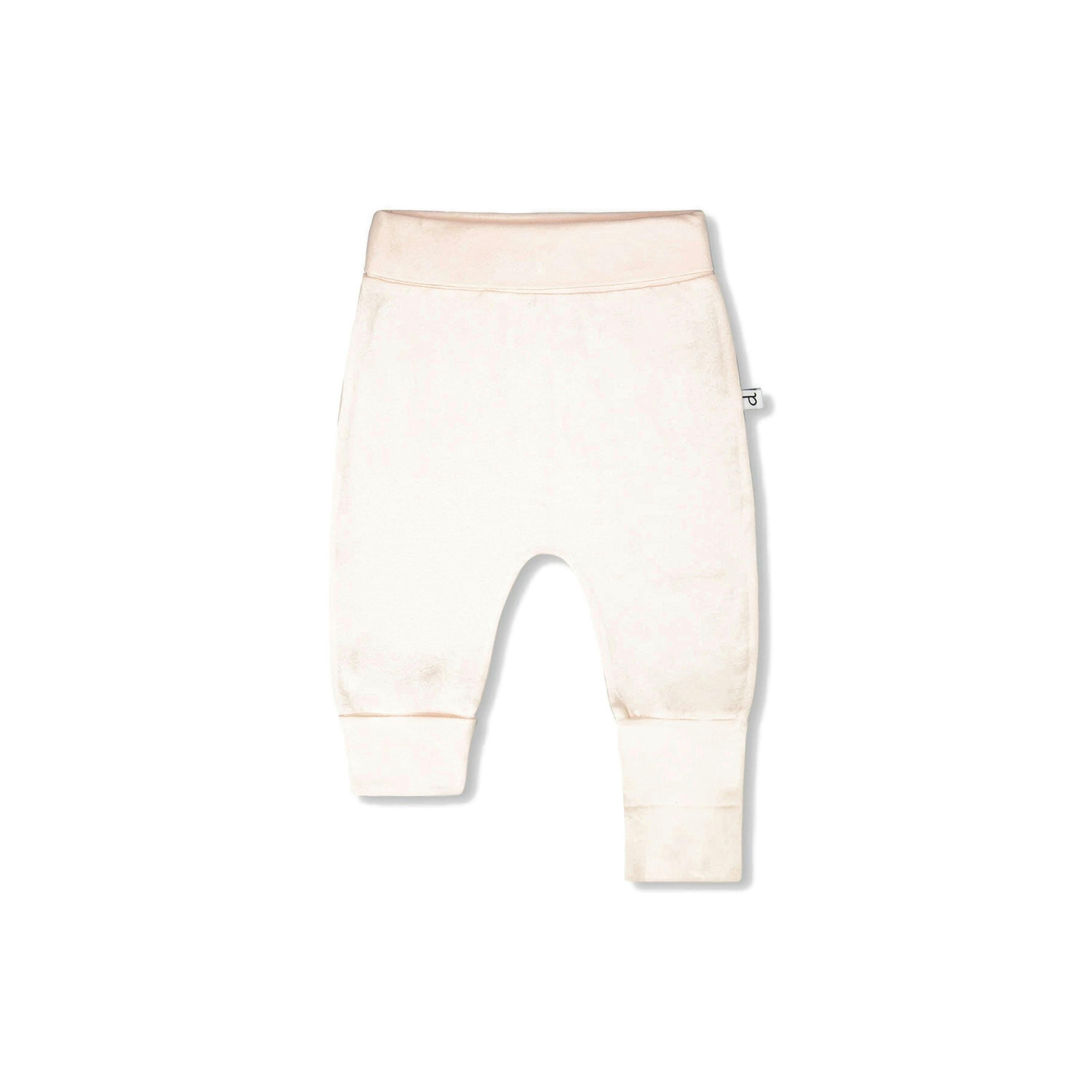 2 Pack Organic Cotton Jersey Evolutive Pants Peach and Peach Deer Print , view 2 of 2
