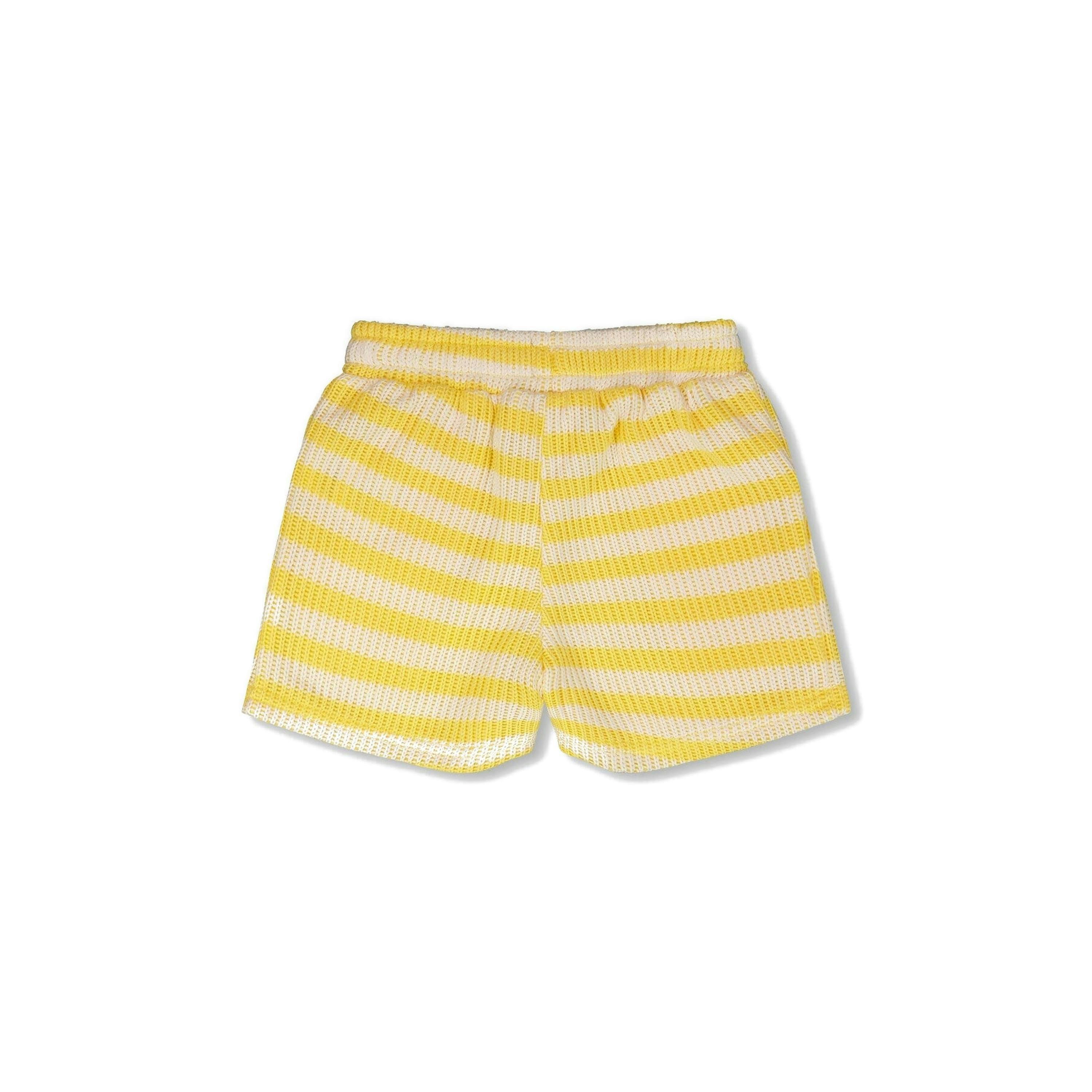 Striped Shorts Yellow And White , view 4 of 5
