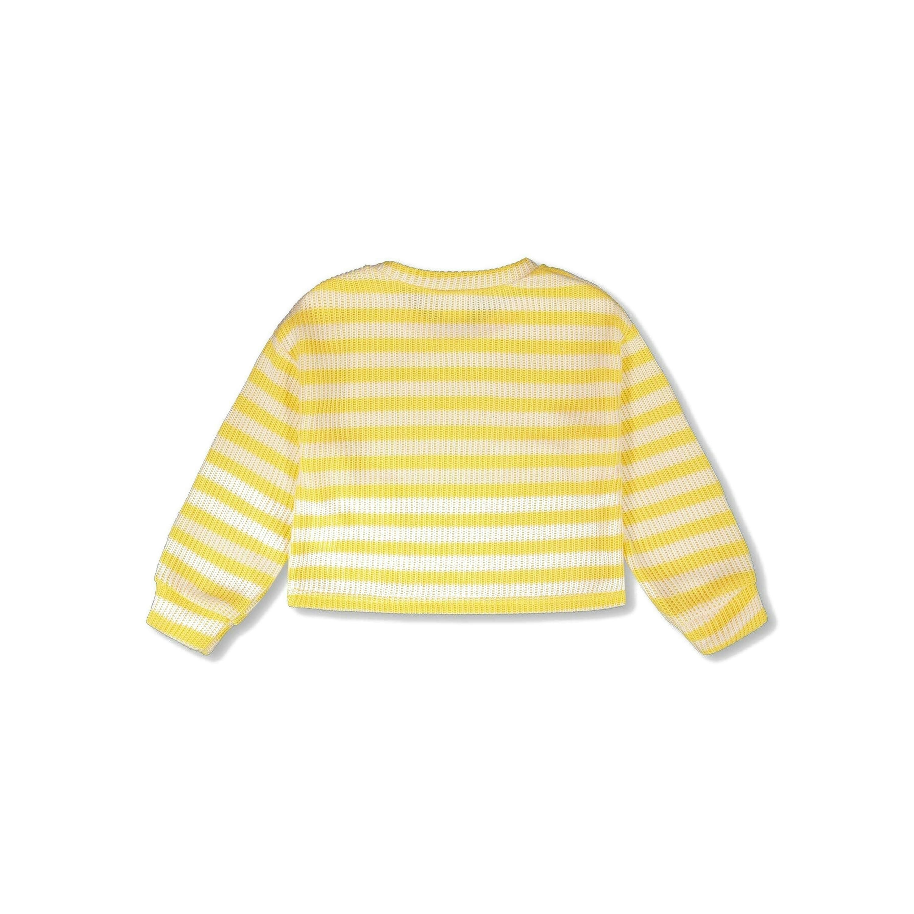 Striped Sweater Yellow And White , view 4 of 5