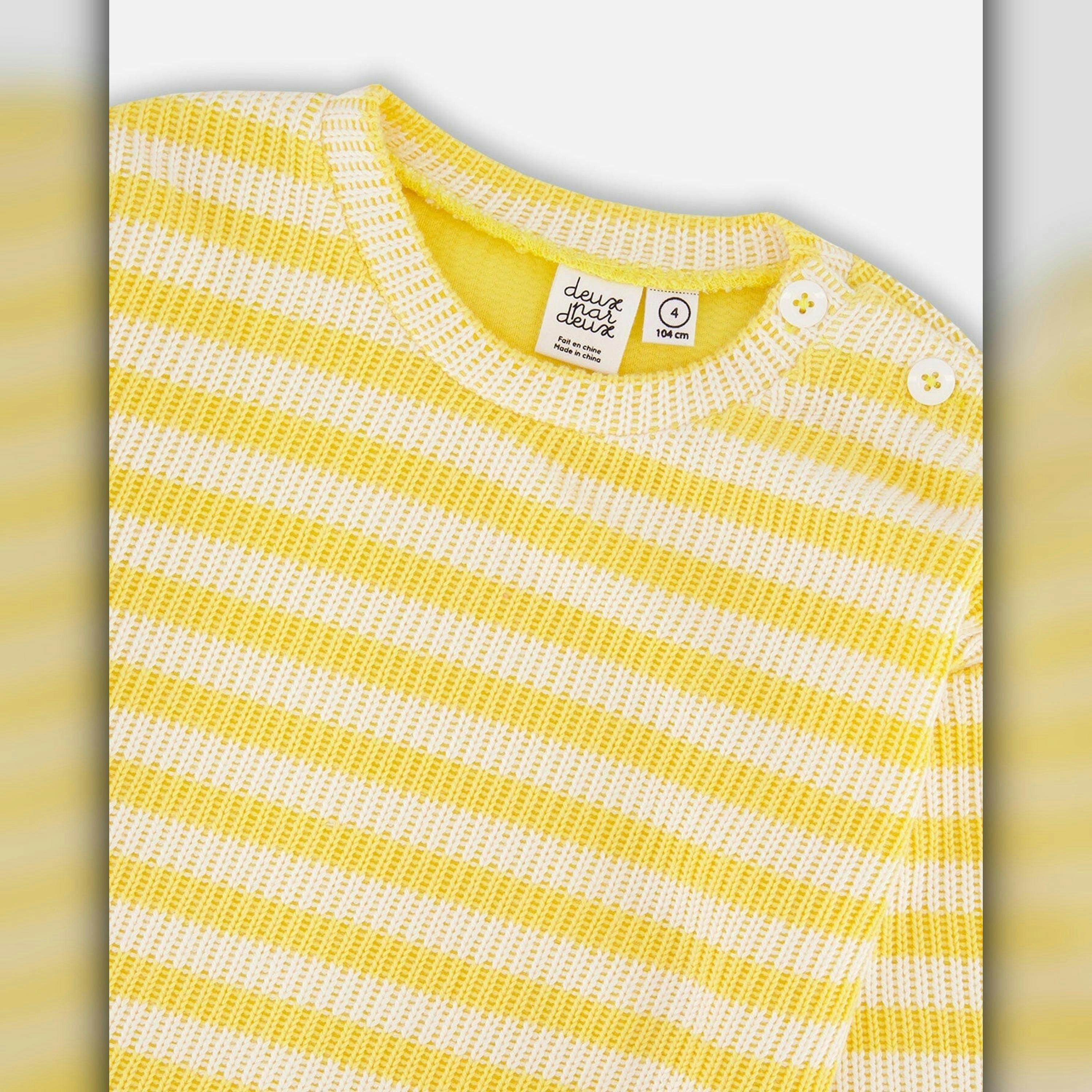 Striped Sweater Yellow And White , view 5 of 5
