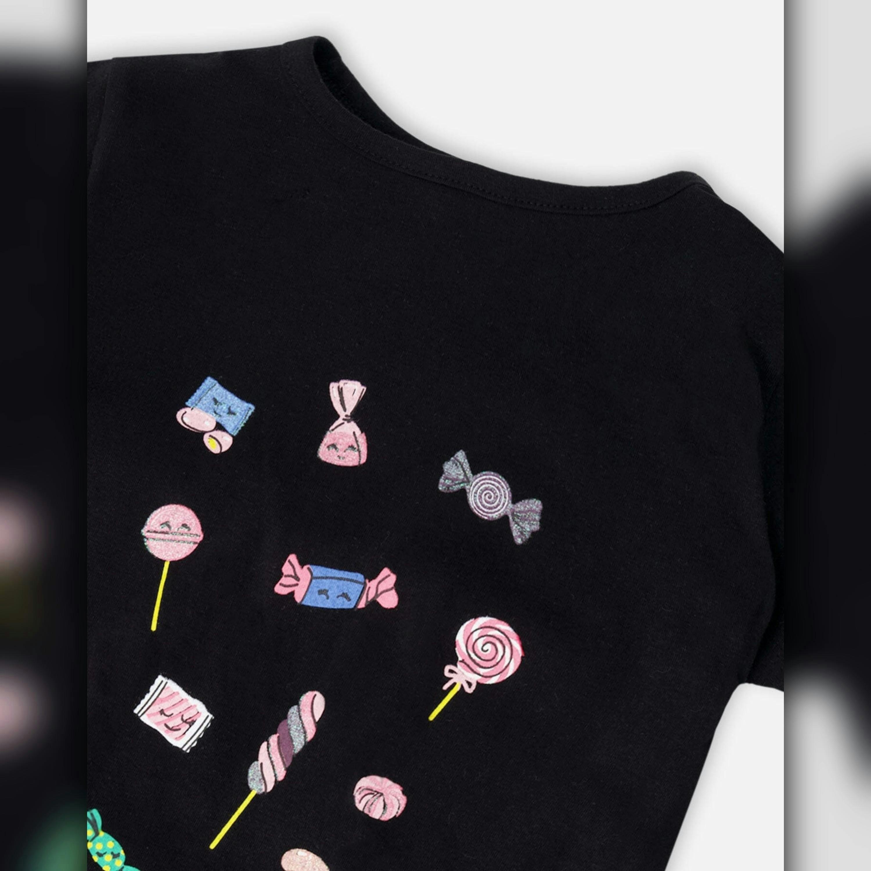 Organic Cotton Jersey T-Shirt Black , view 3 of 3