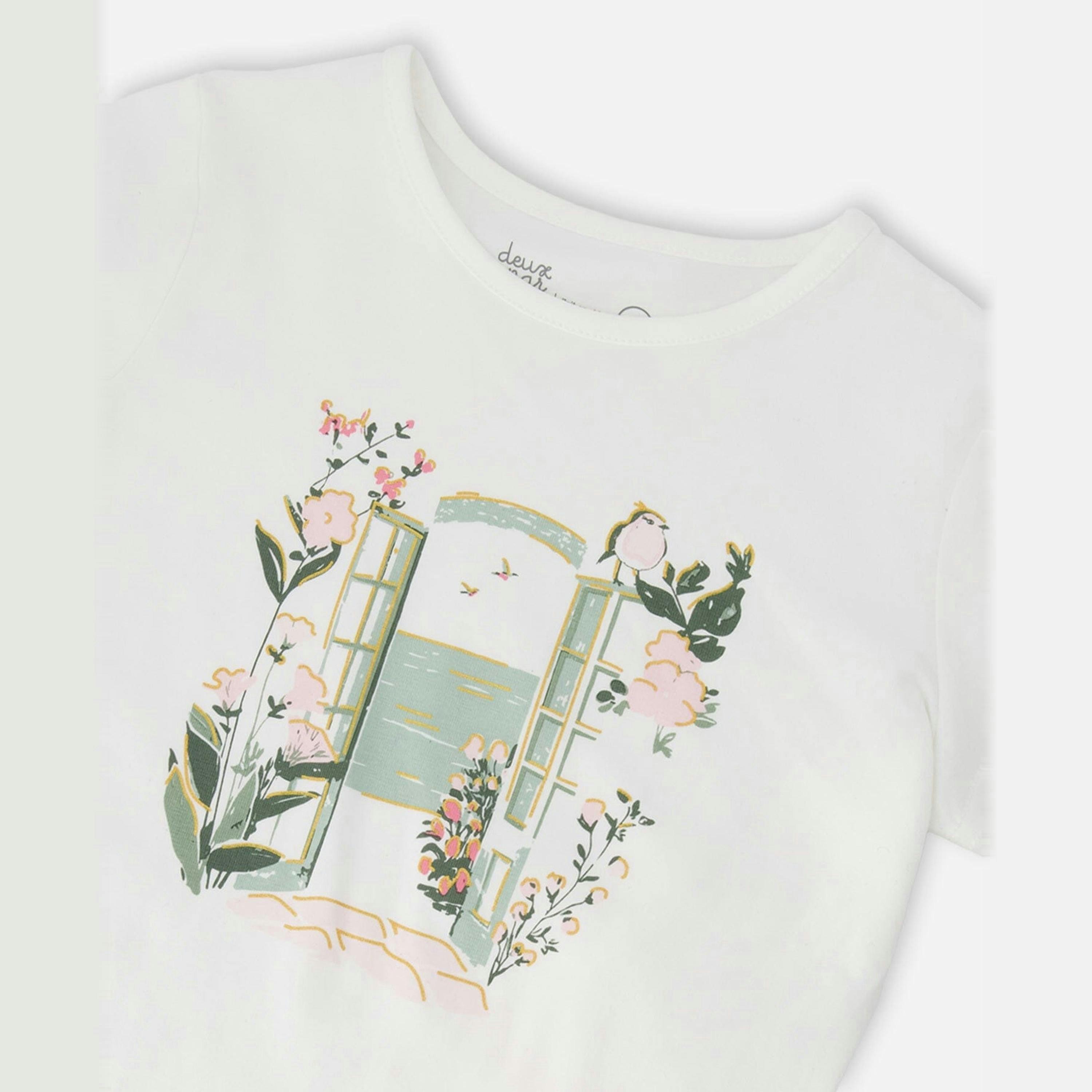 Organic Cotton Jersey T-Shirt Off-White , view 5 of 5