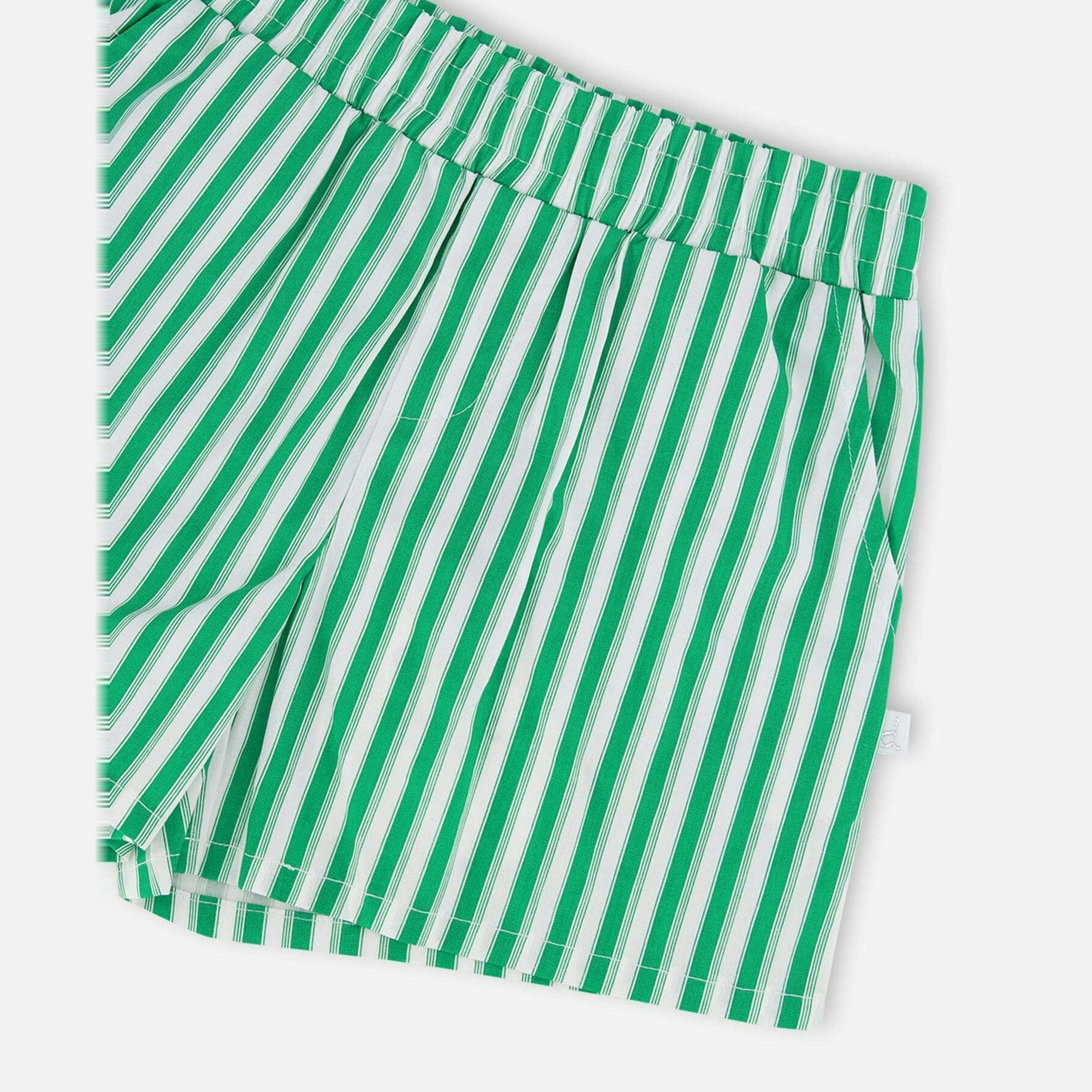 Striped Shorts Green , view 3 of 3
