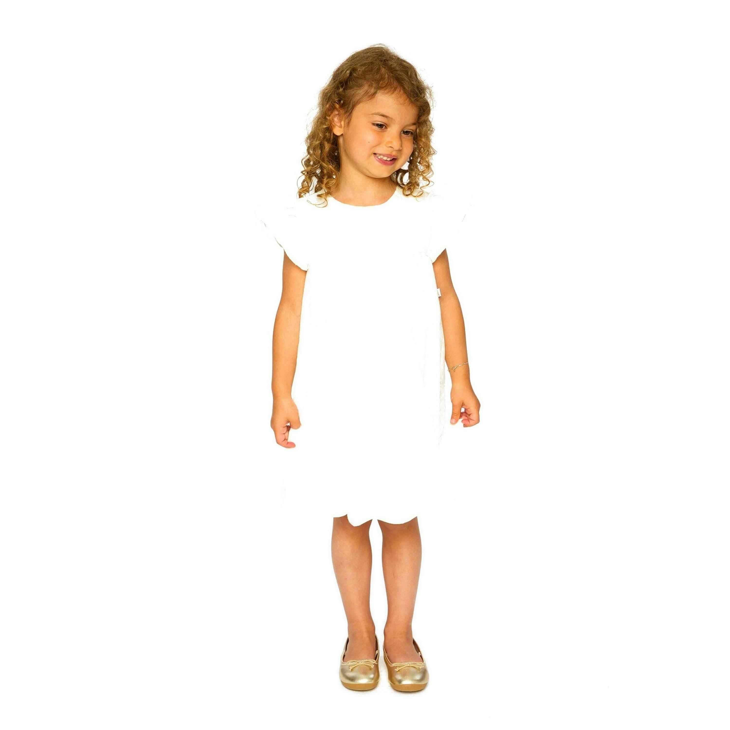 Printed Poplin Dress Off-White , view 2 of 4