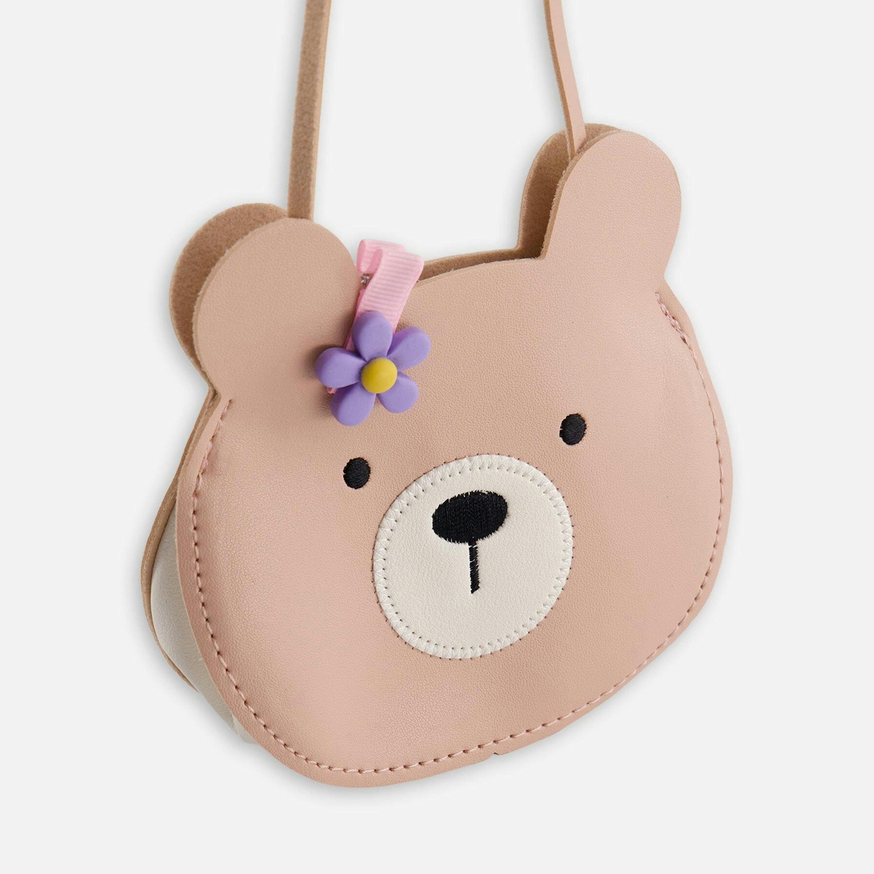 Teddy Bear Bag Dusty Pink , view 4 of 5