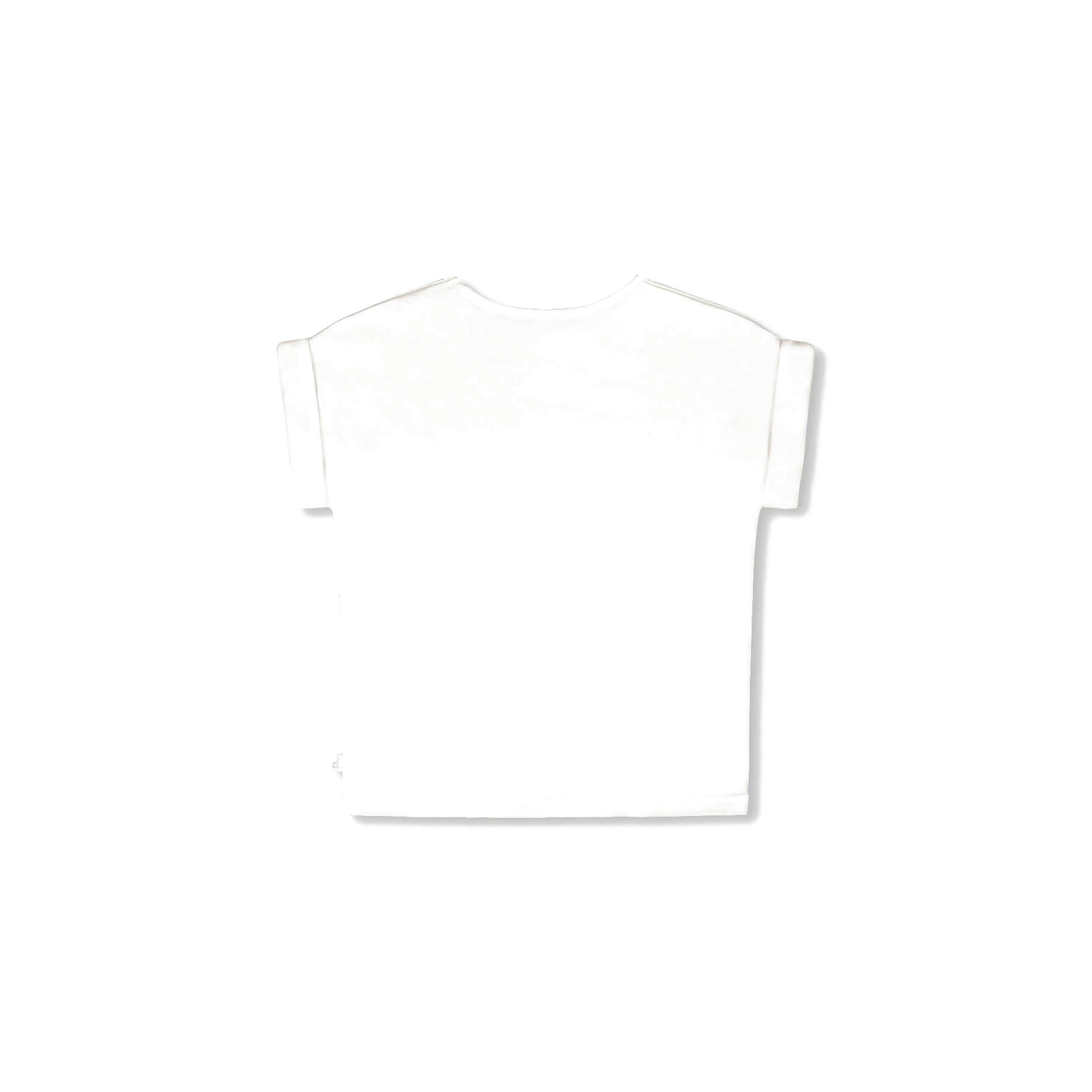 Organic Cotton Jersey T-Shirt White , view 3 of 4