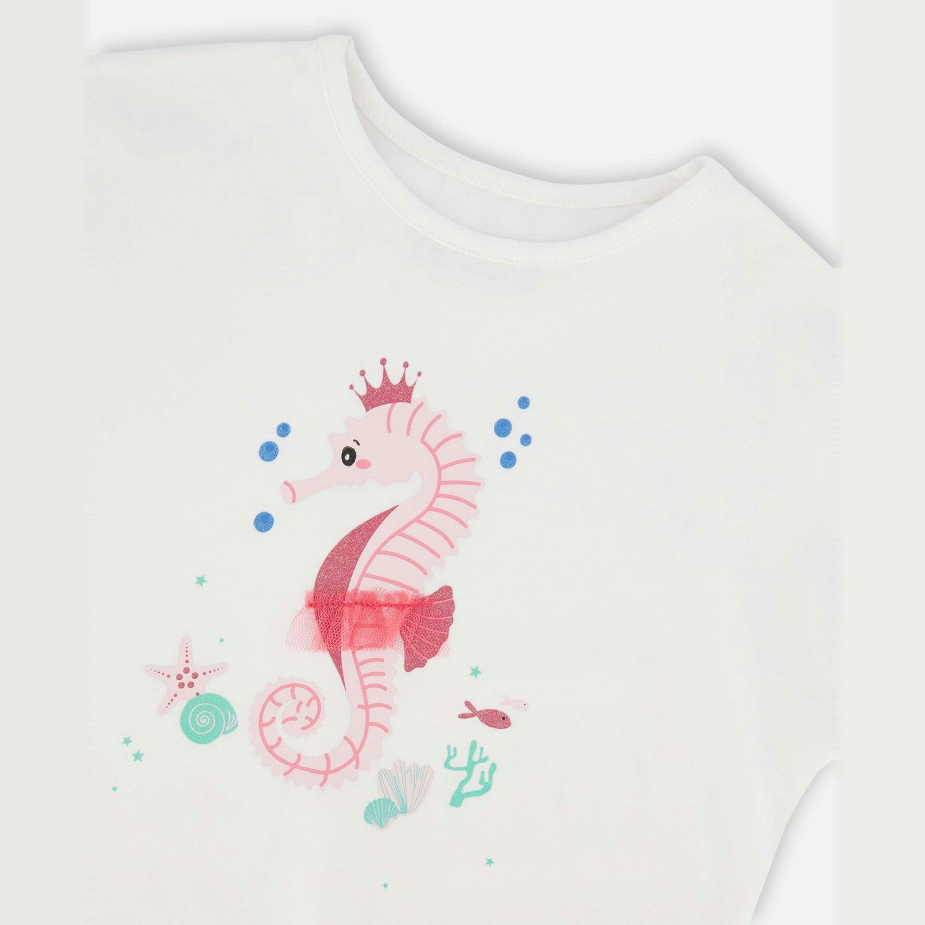 Organic Cotton Jersey T-Shirt White , view 4 of 4