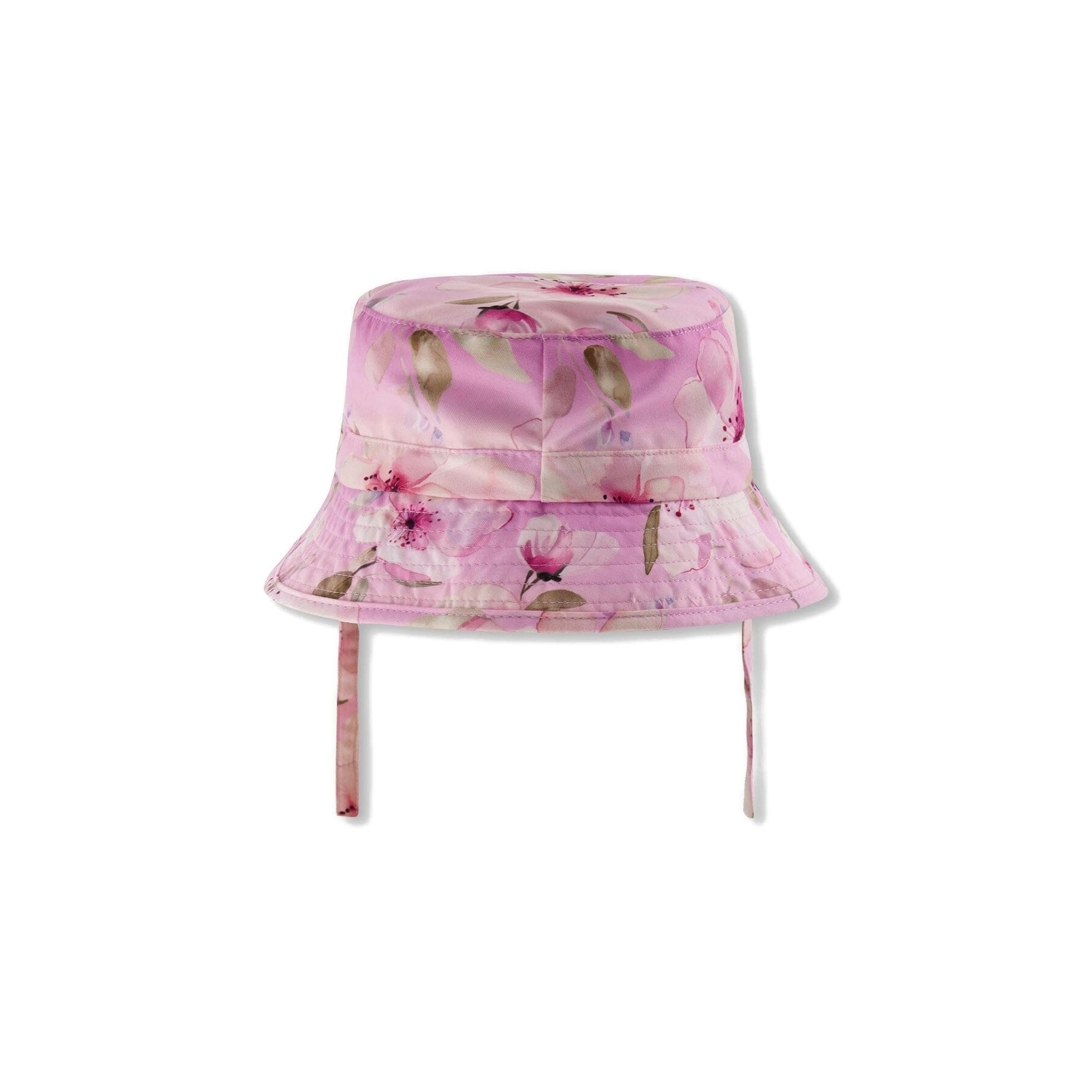 Beach Hat Purple Flower Print , view 3 of 4