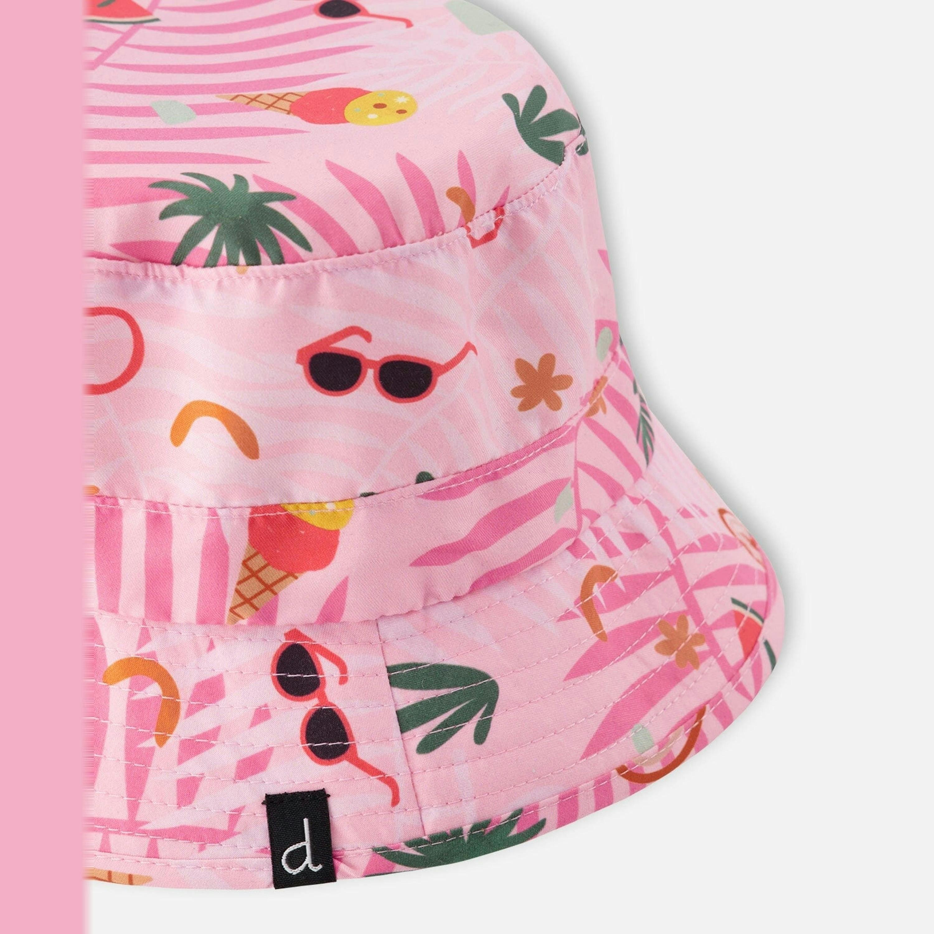 Beach Hat Pink Beach Print , view 4 of 4