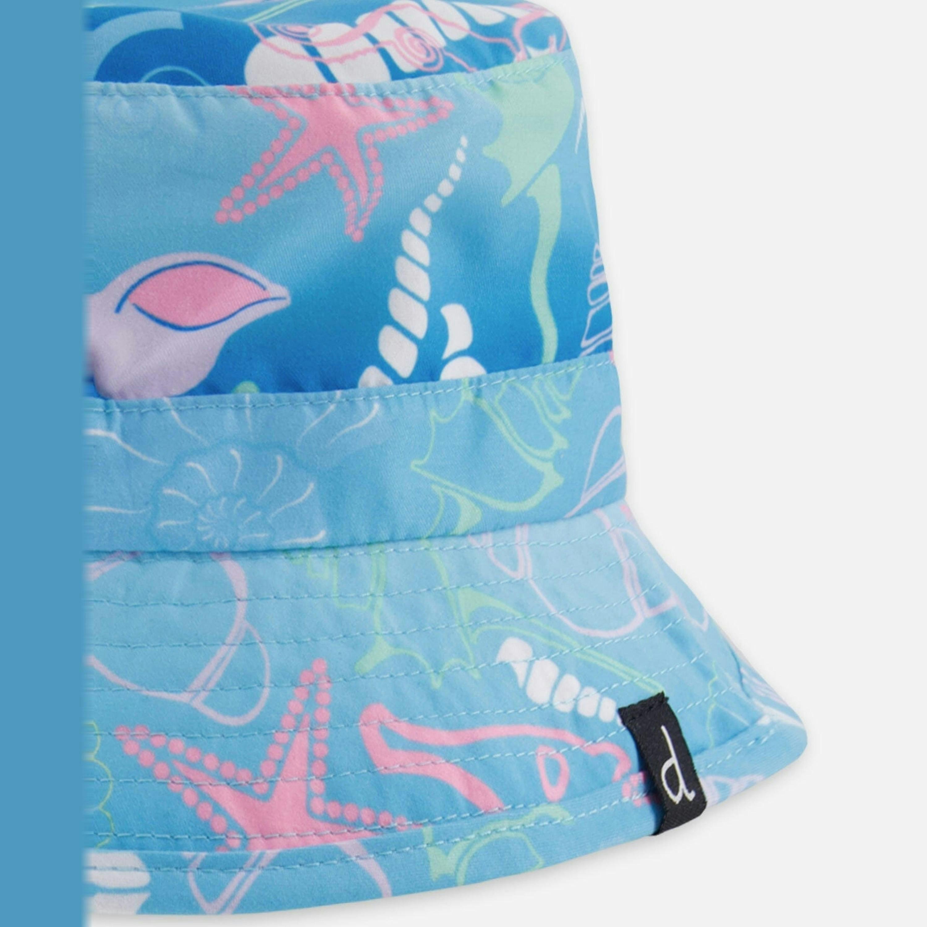 Beach Hat Blue Shell Print , view 3 of 3