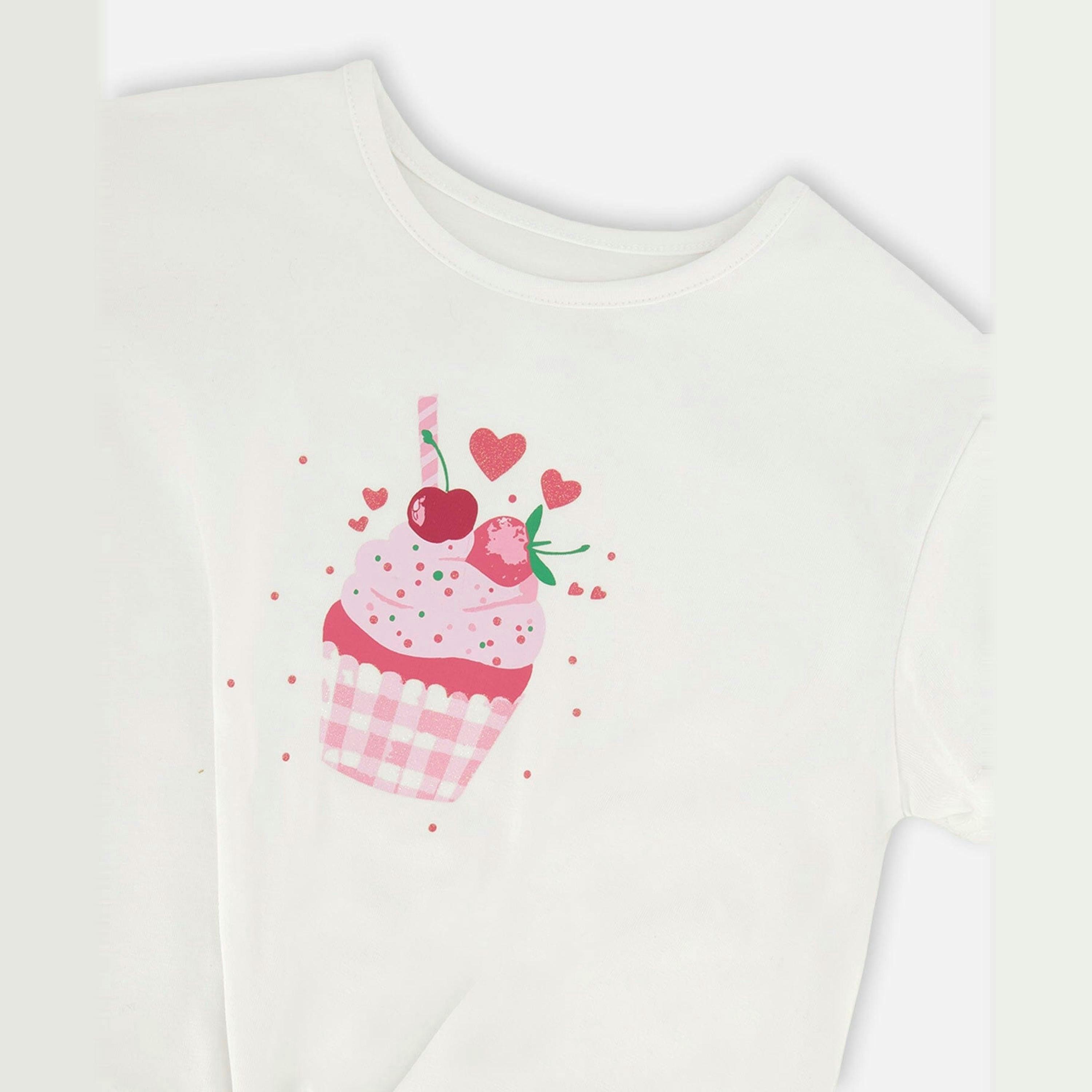 Organic Cotton Jersey T-Shirt With Tie At Waist White , view 4 of 4