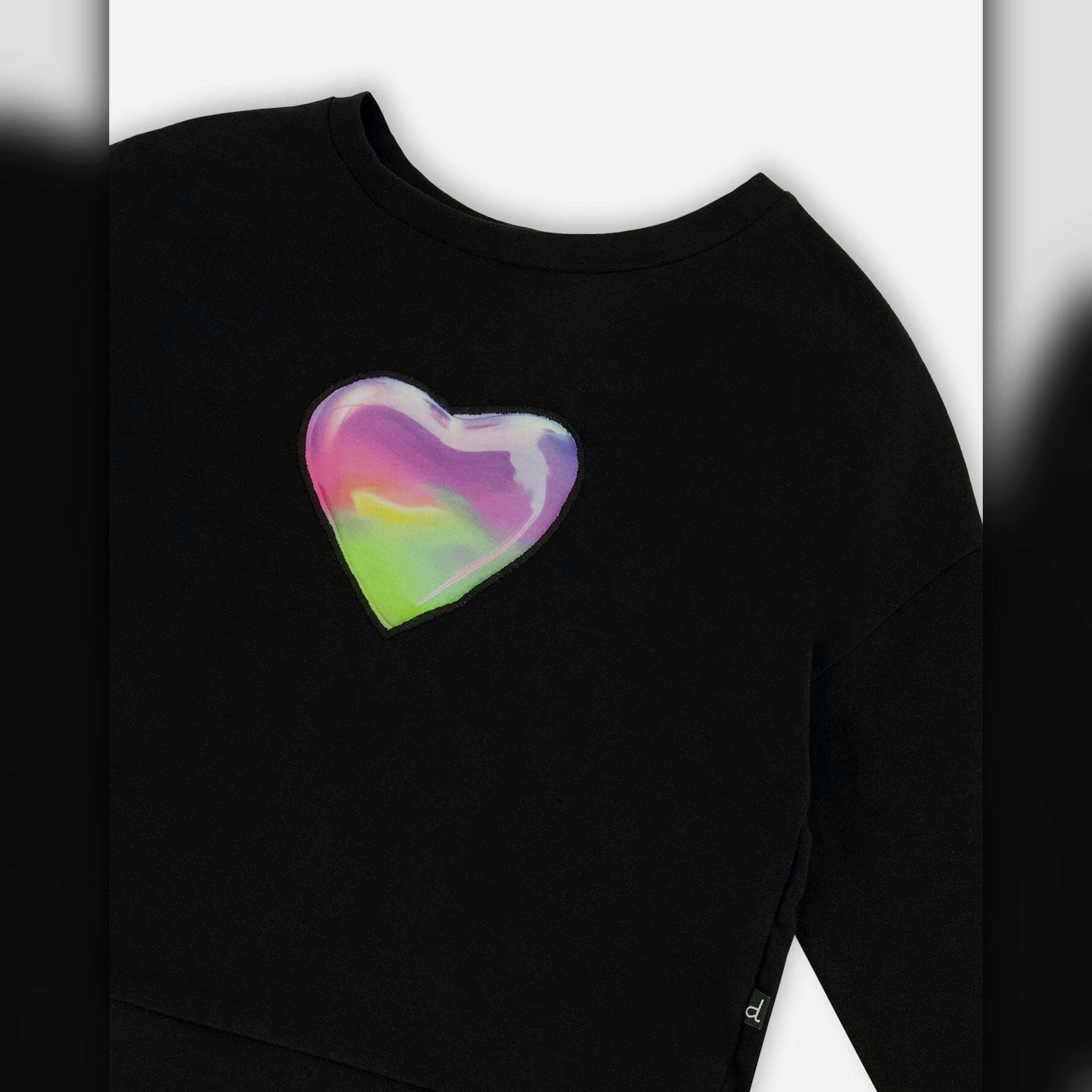 Organic Cotton Jersey Long Sleeve T-Shirt Black , view 5 of 5