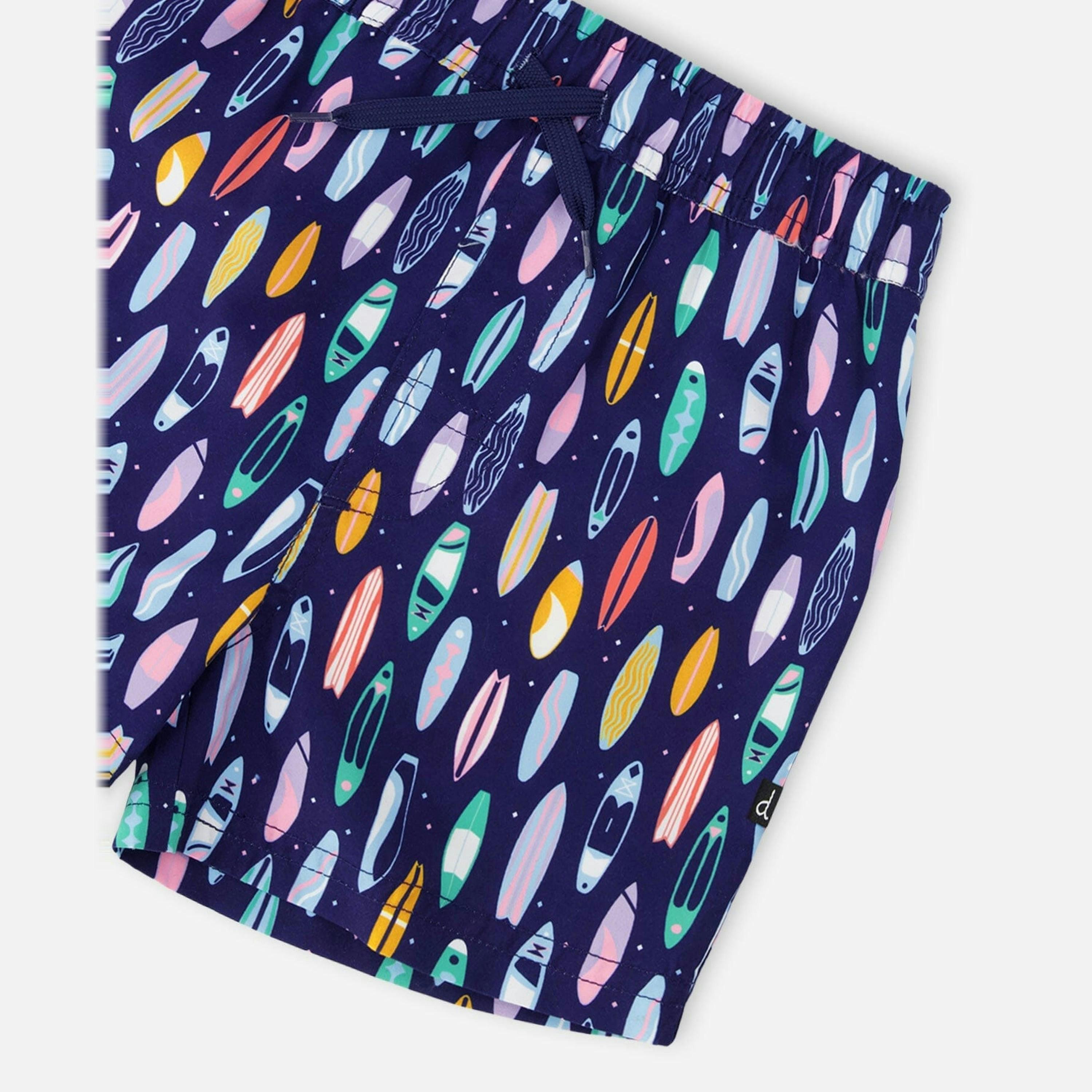 Boardshorts Blue Surfboard Print , view 4 of 4