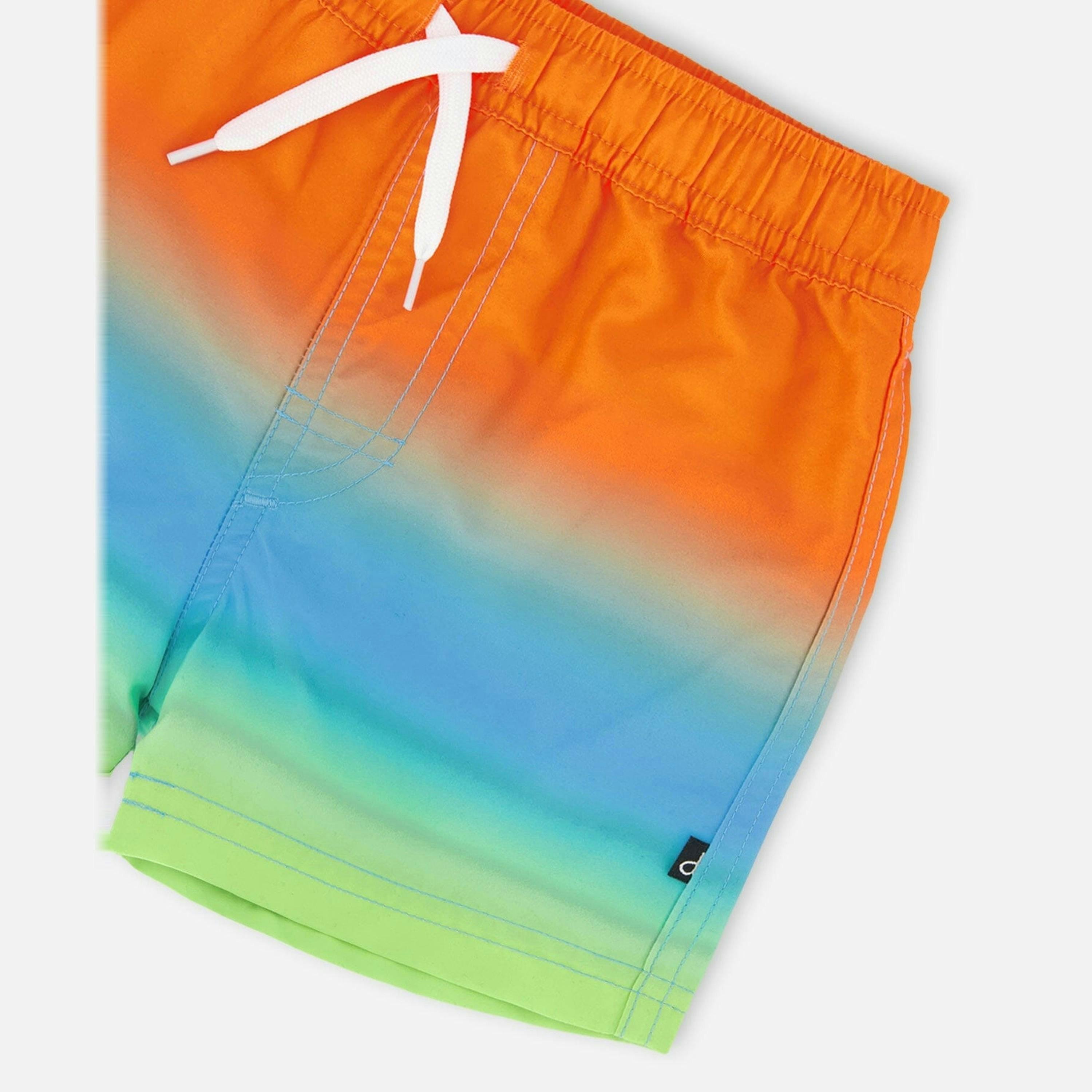Boardshorts Orange Blue And Green Gradient , view 4 of 4