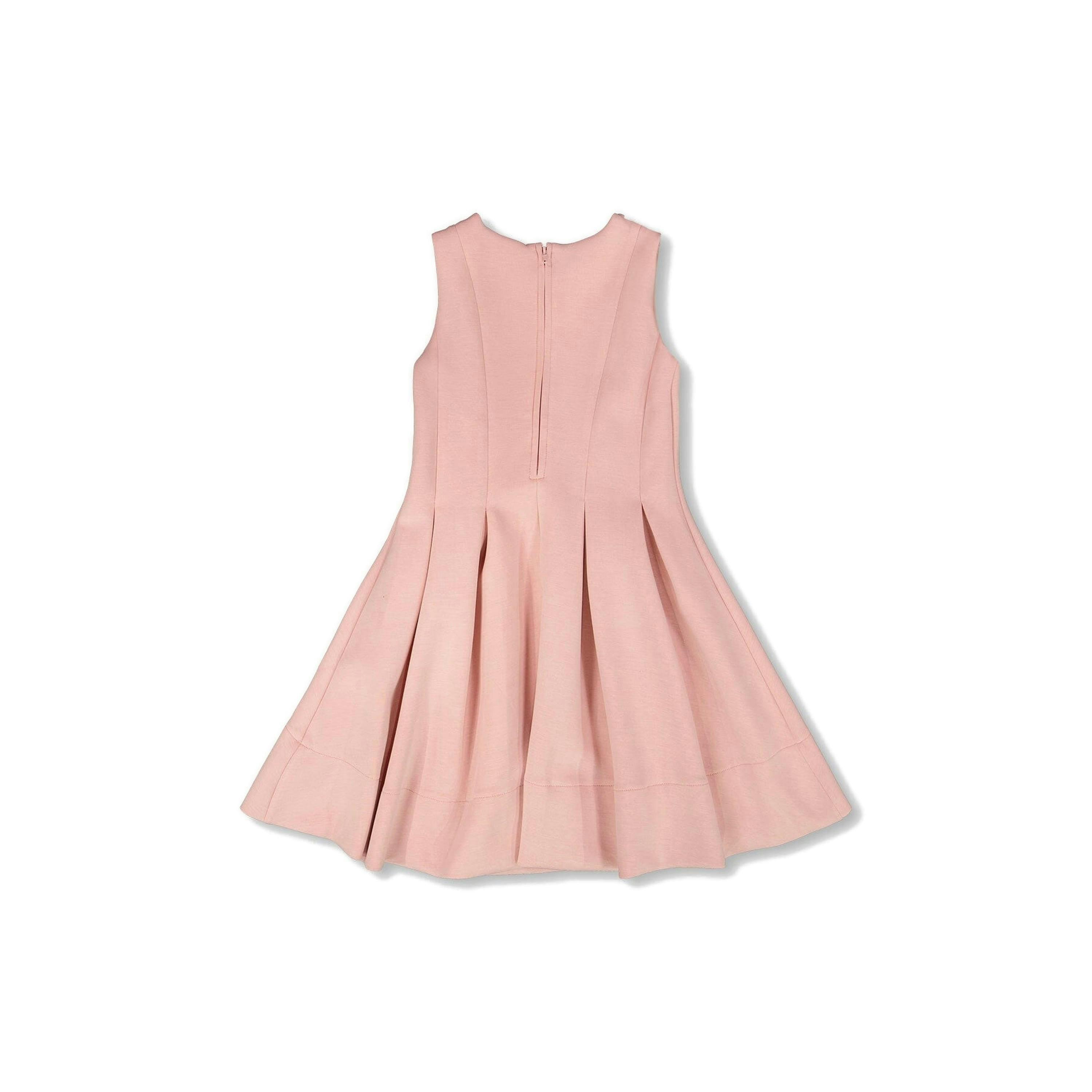 Sleeveless Neoprene Dress Pale Pink , view 3 of 4