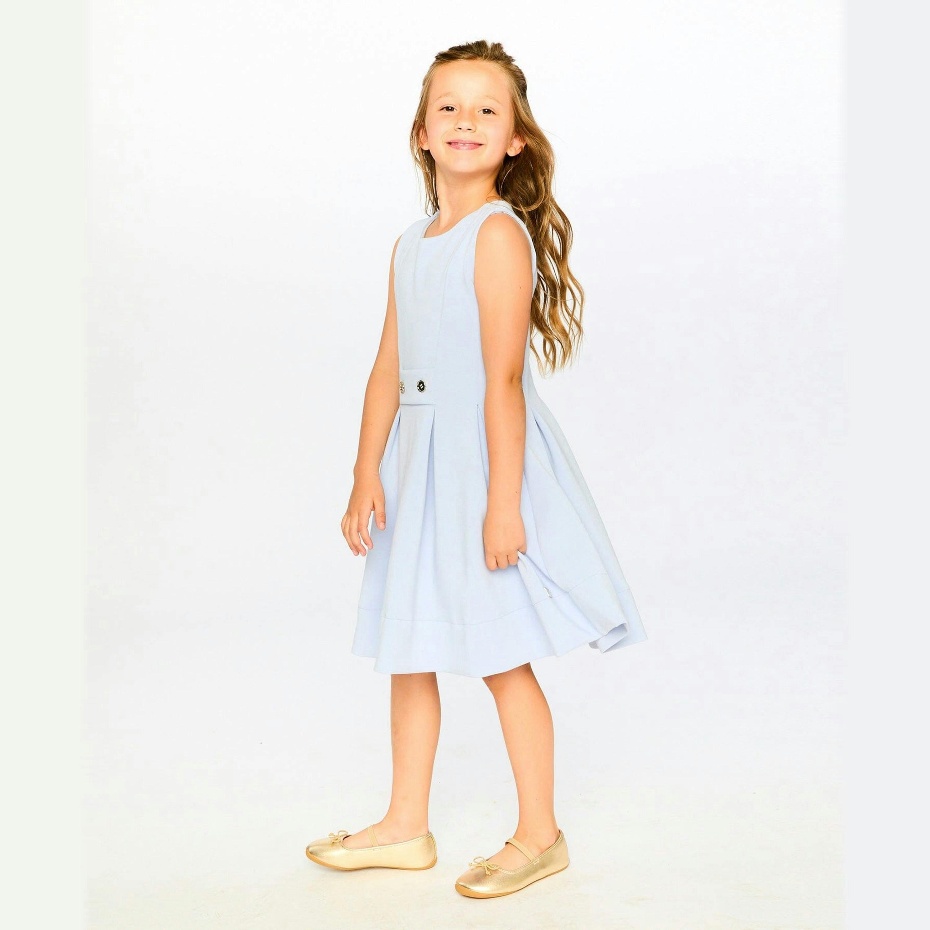 Sleeveless Neoprene Dress Lavender , view 2 of 4