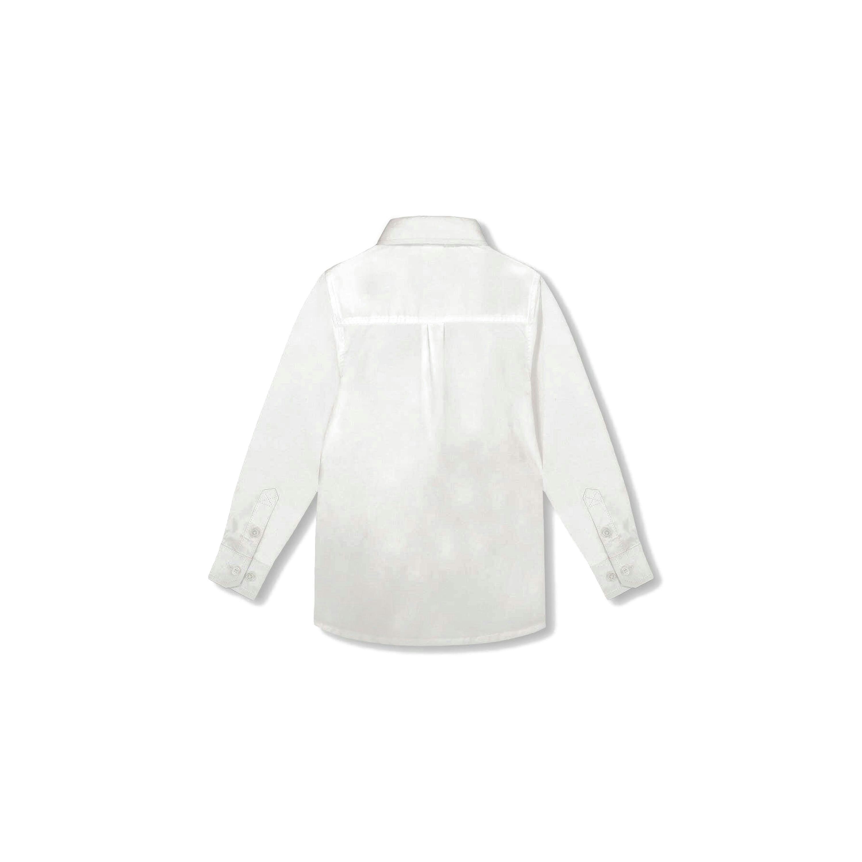 Button Down Long Sleeve Shirt White , view 3 of 4