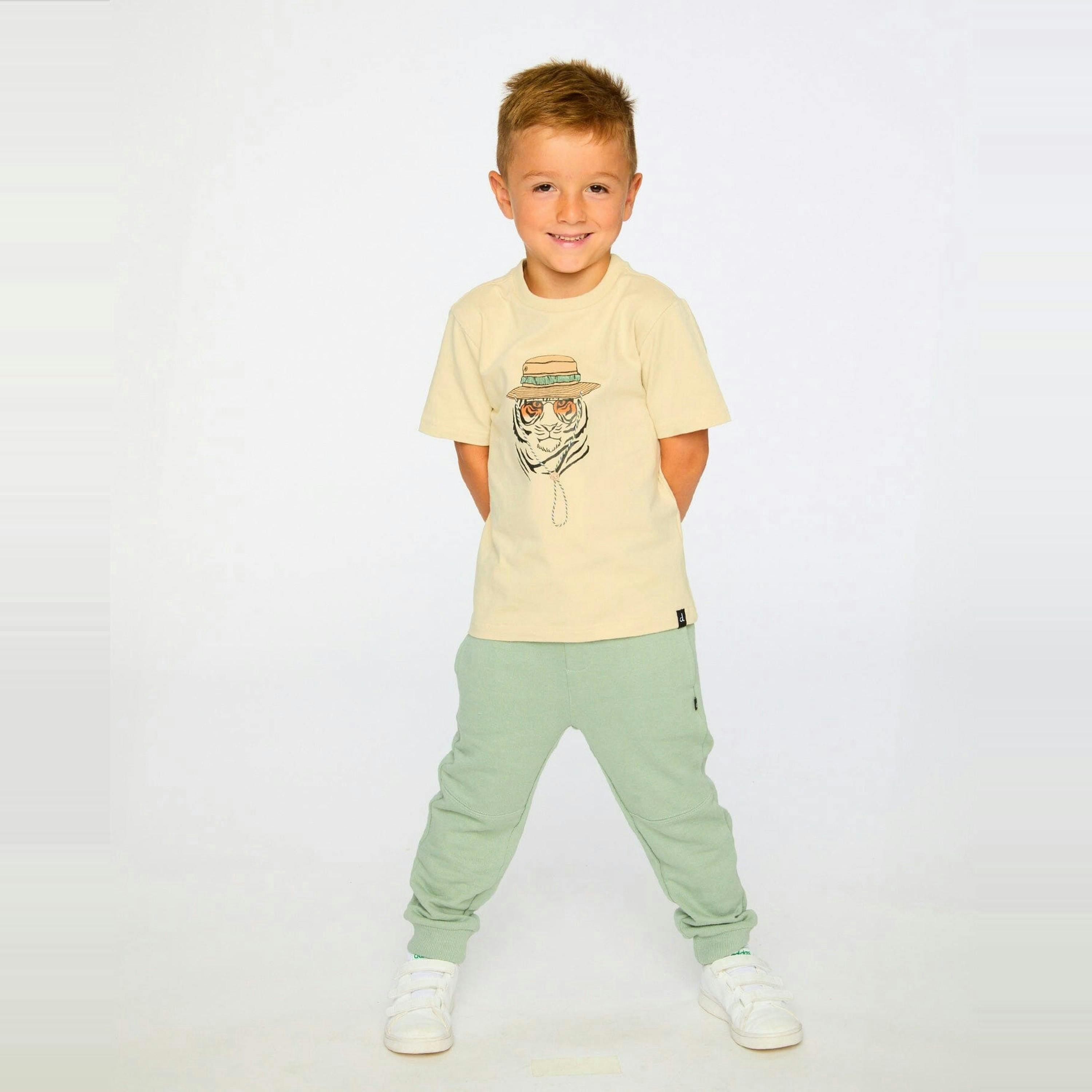 French Terry Sweatpants Mint Green , view 2 of 3
