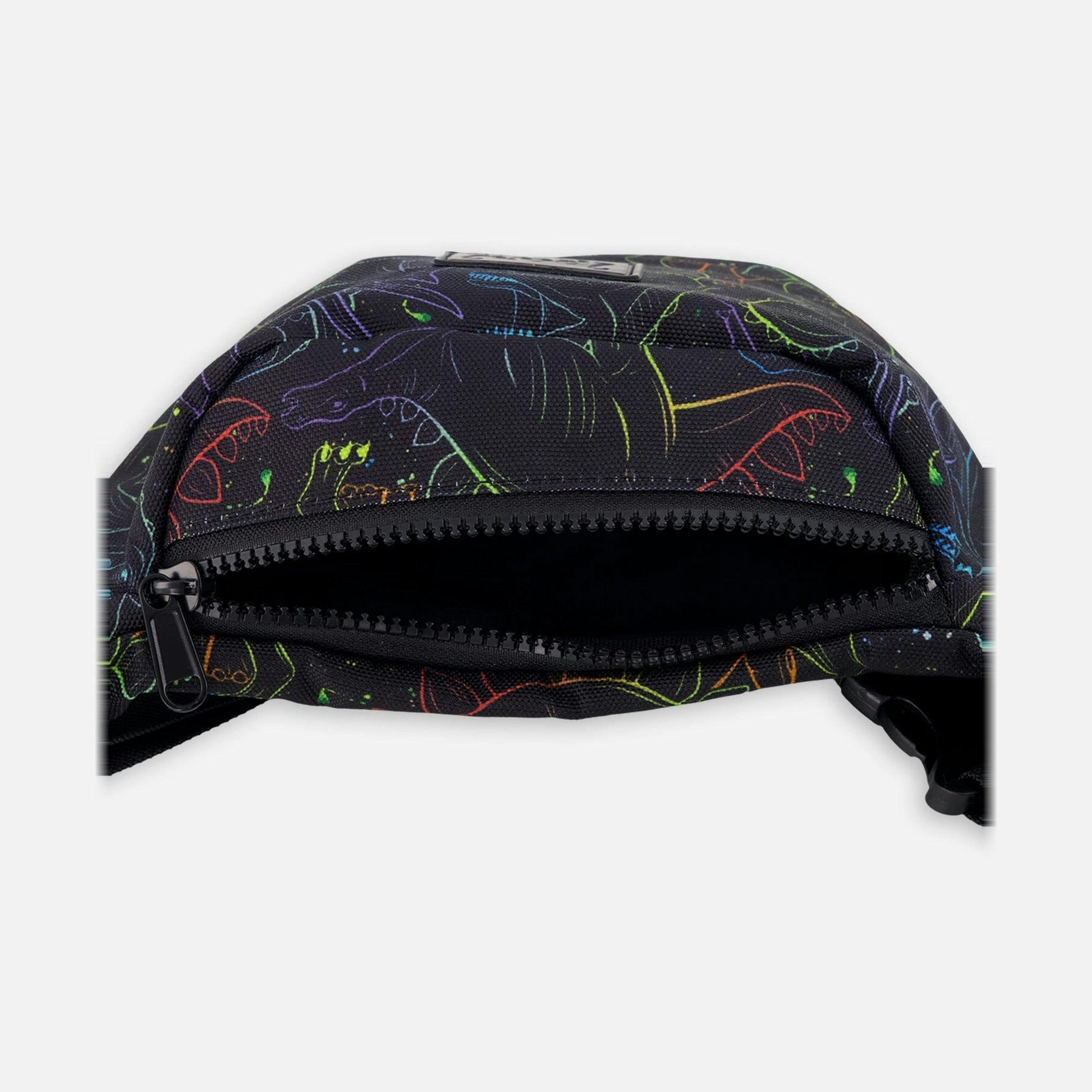 Fanny Pack Black Dinosaur Print , view 3 of 3