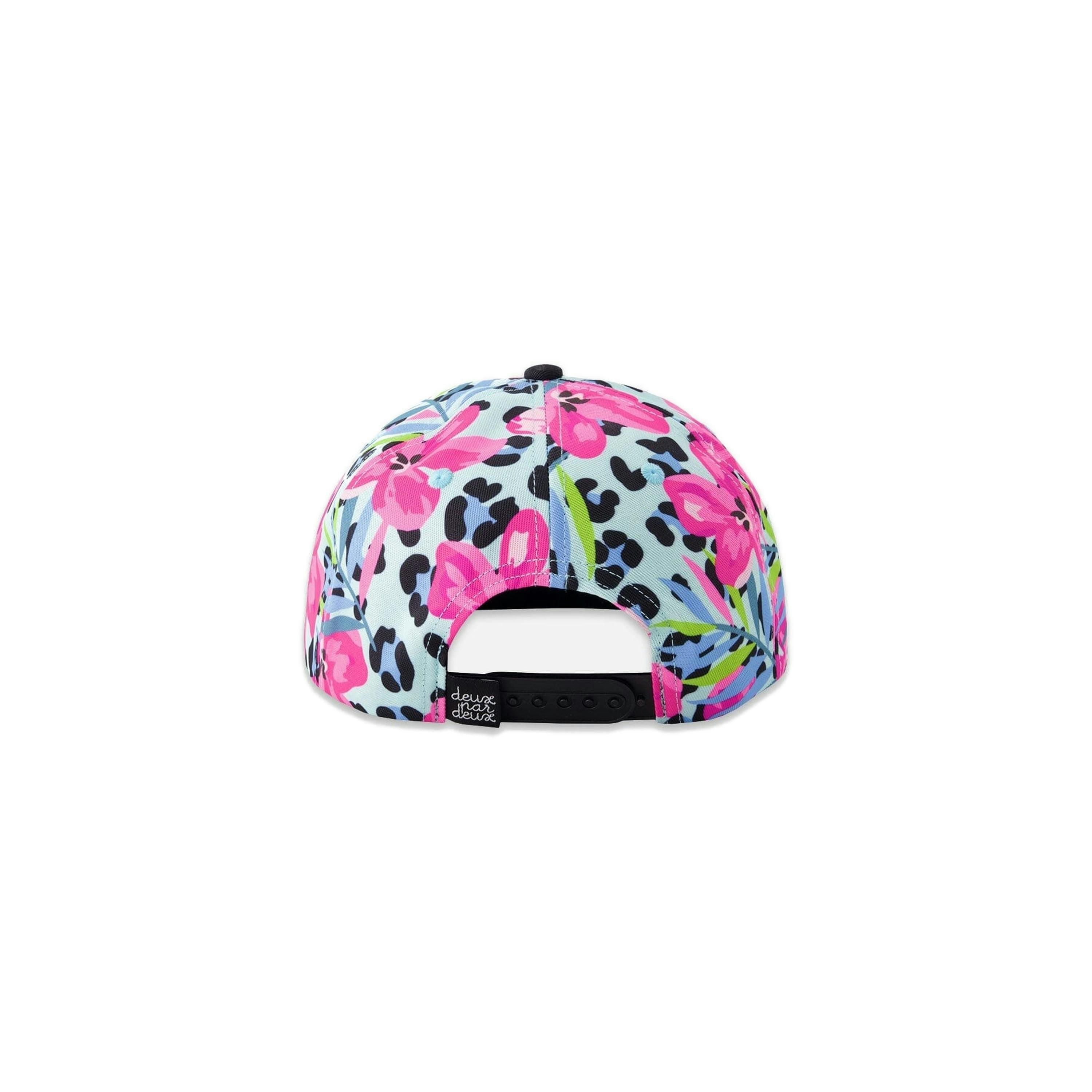 Cap Blue Floral and Leopard Print , view 2 of 3