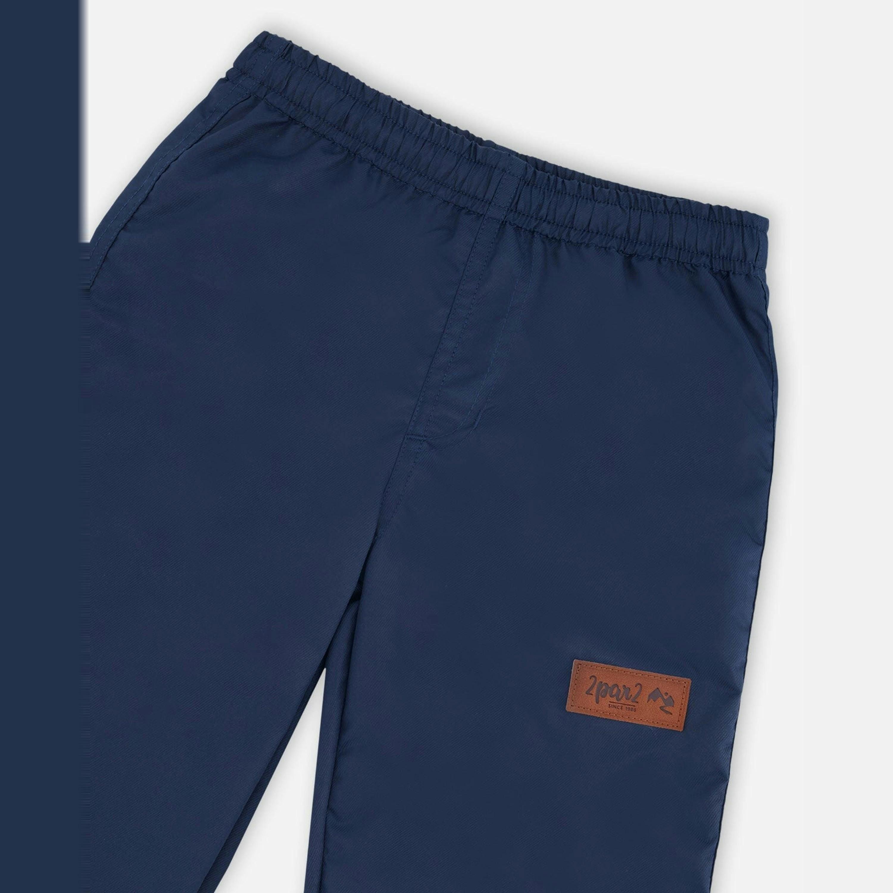 Splash Pants In Recycled Polyester Navy Blue , view 4 of 4