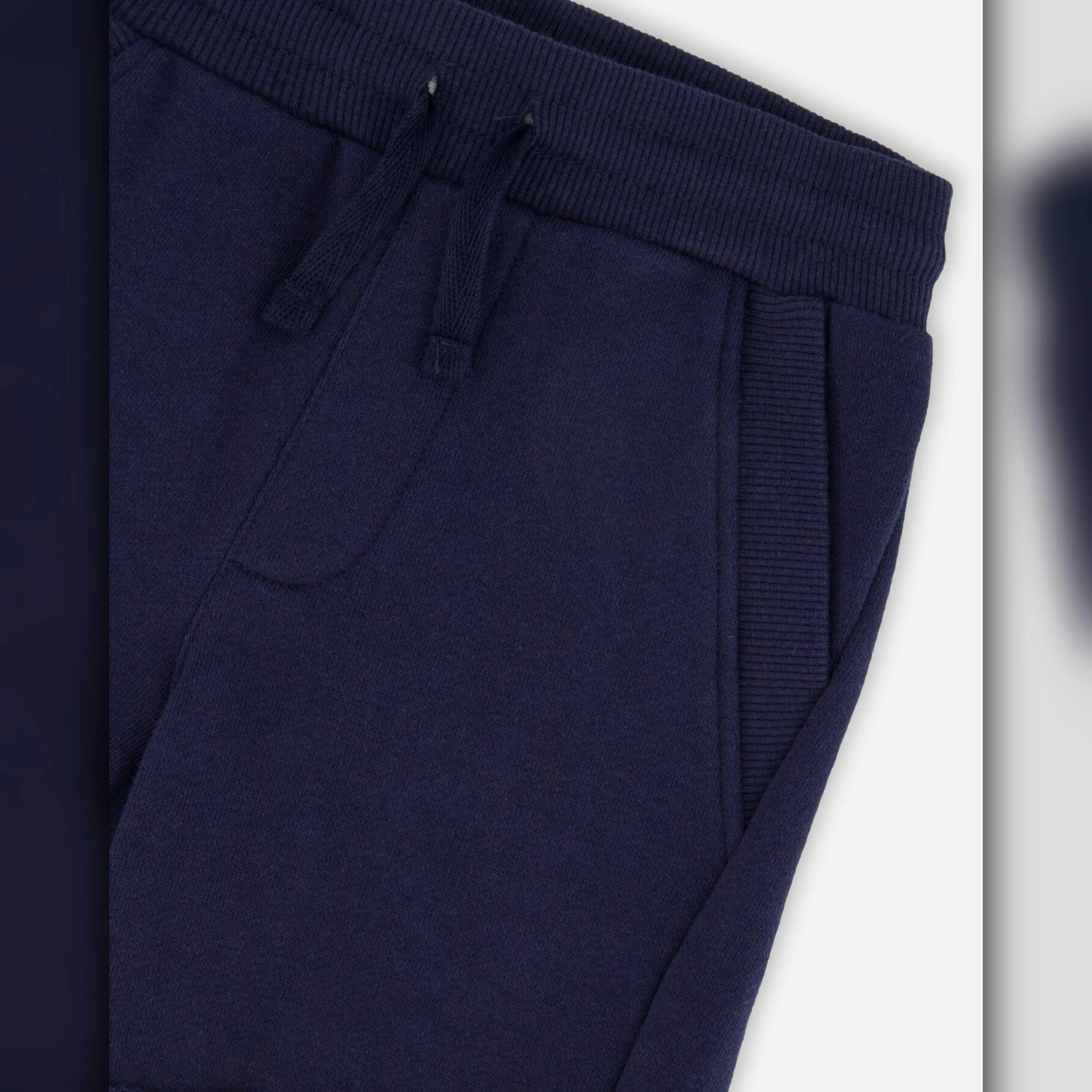 French Terry Shorts Dark Blue , view 2 of 2