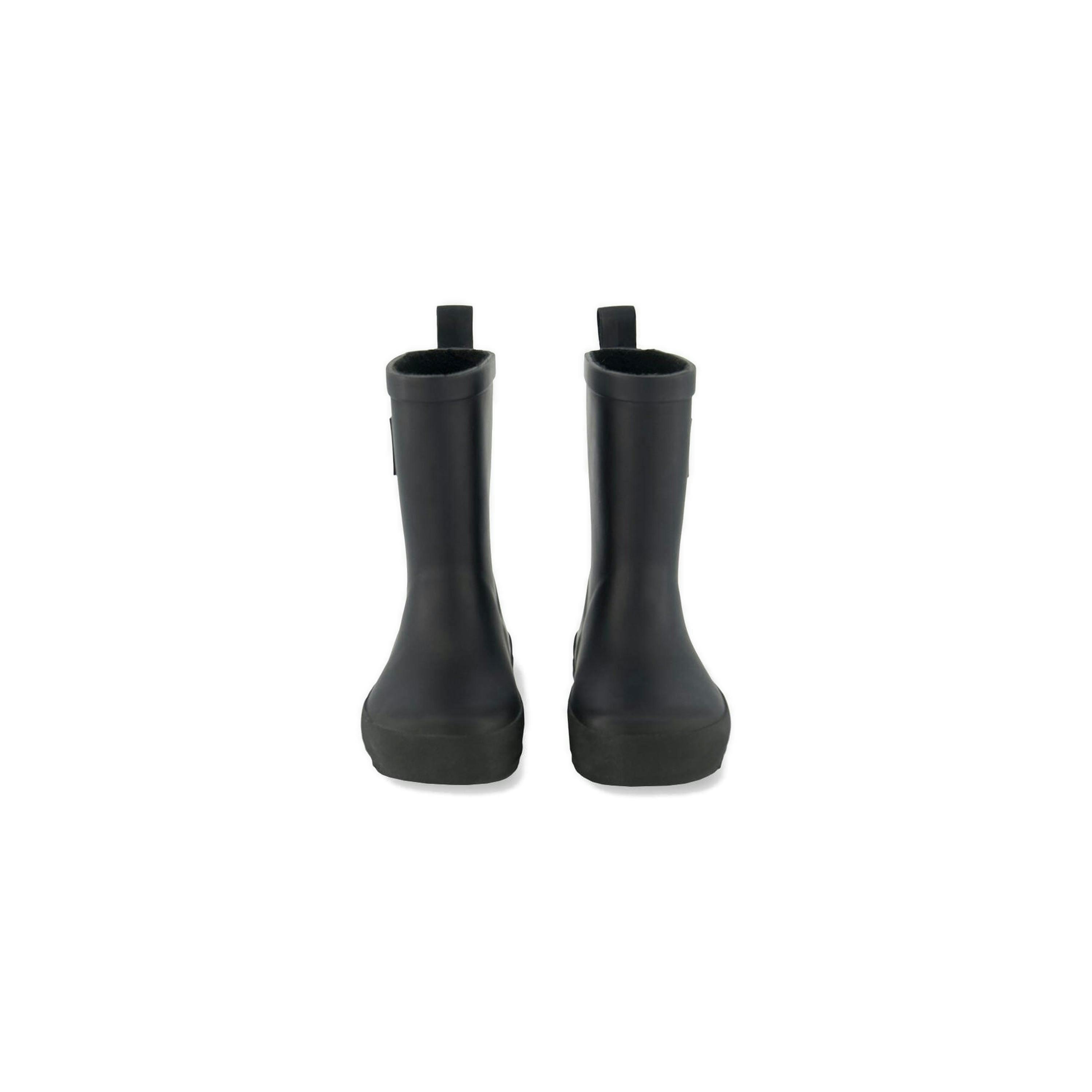 Rain Boots In Natural Rubber Black , view 4 of 4