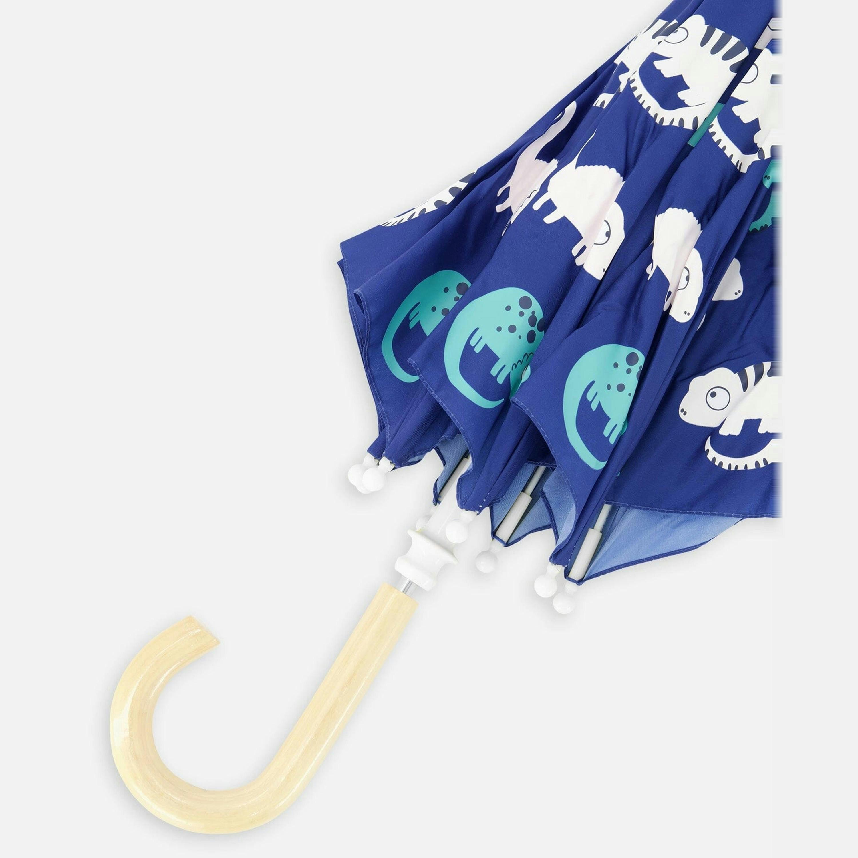 Color-Changing Umbrella Blue Chameleon Print , view 5 of 6