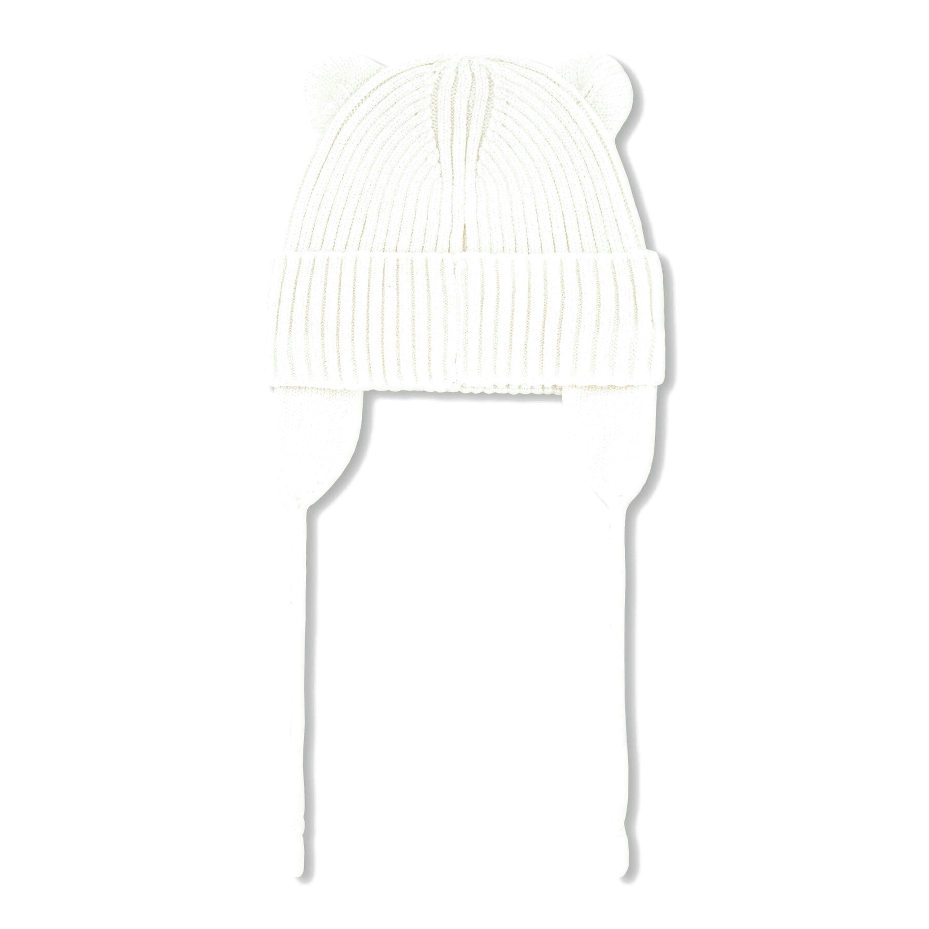 Baby Knit Hat Off White , view 3 of 4