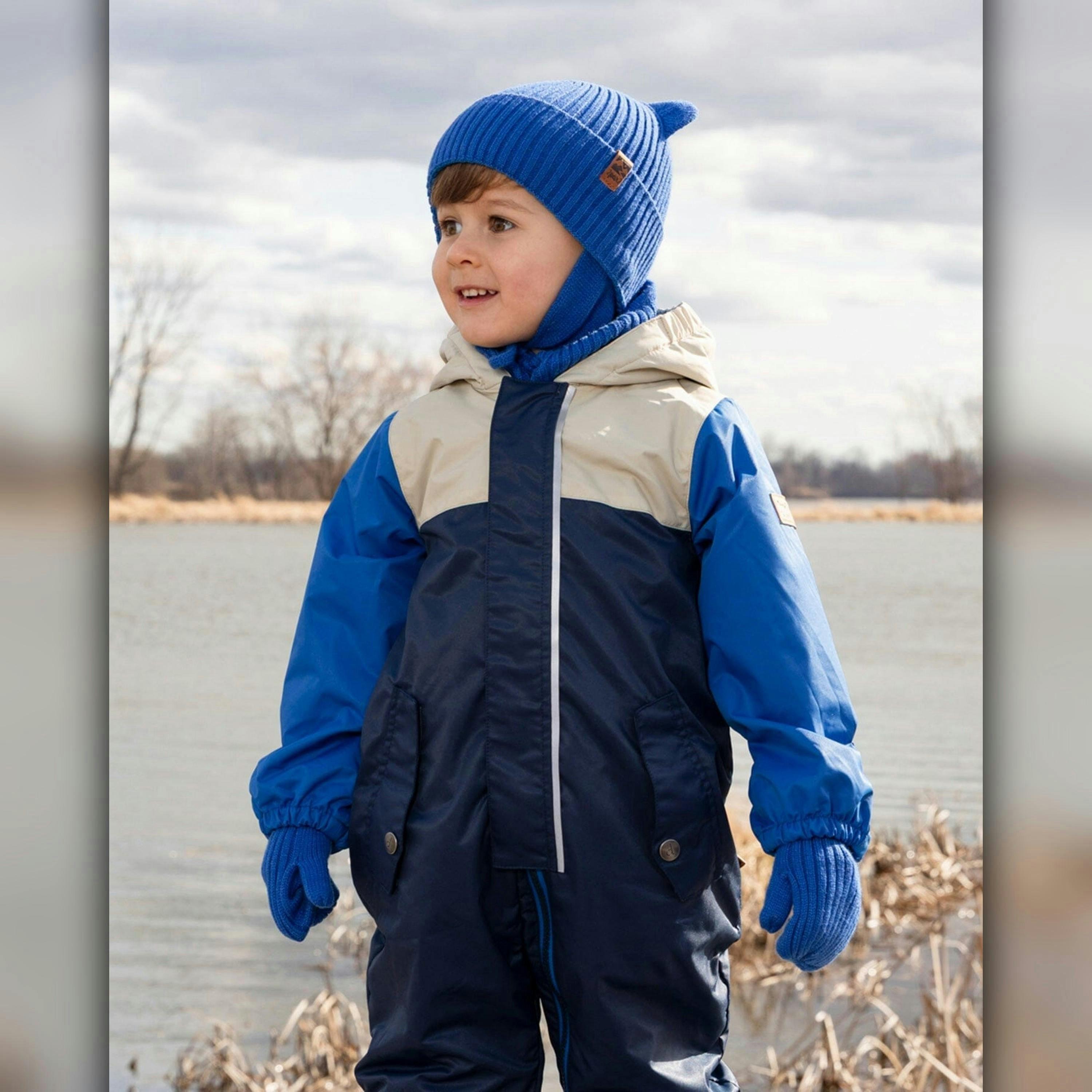 Baby Knit Hat Royal Blue , view 2 of 4