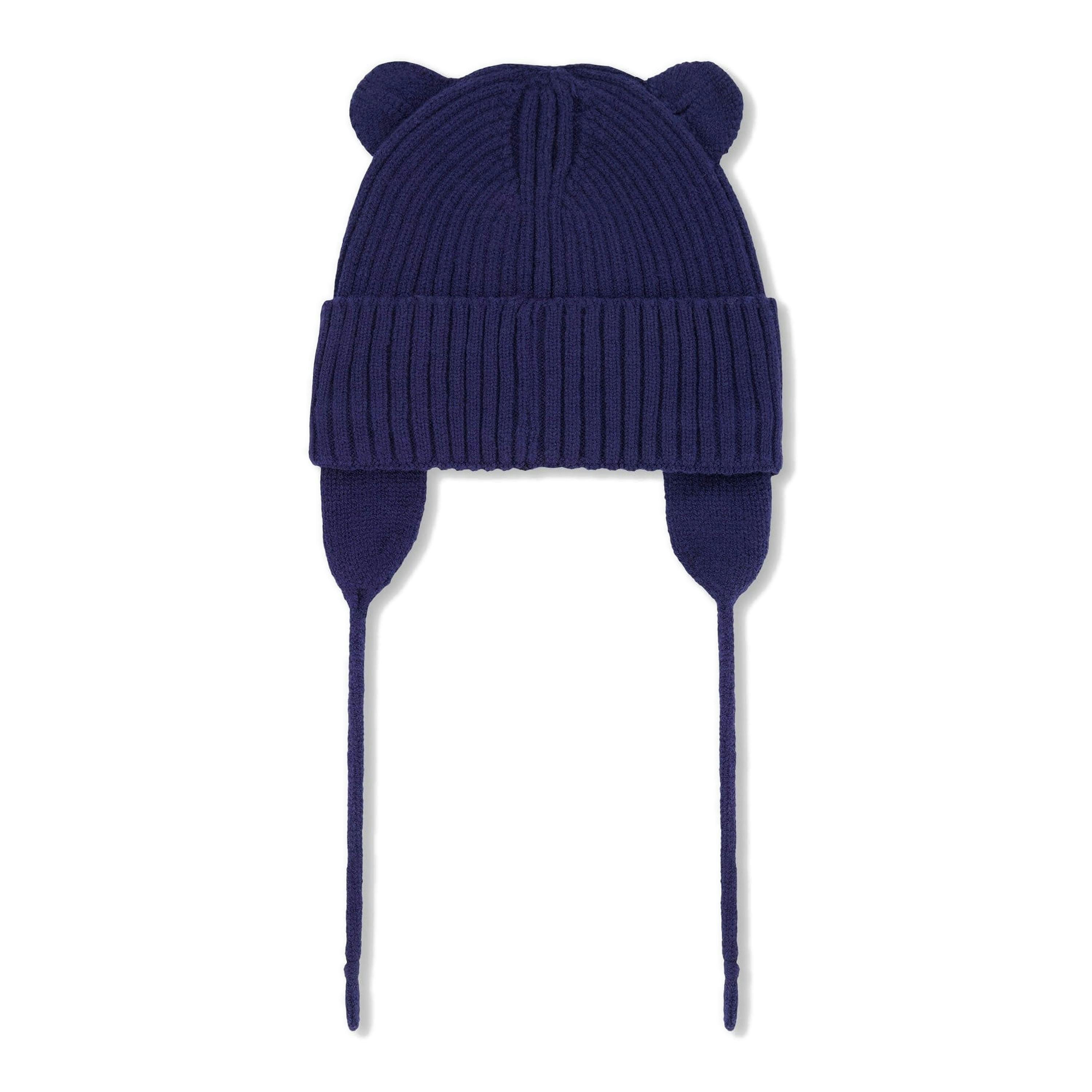 Baby Knit Hat Navy Blue , view 3 of 4