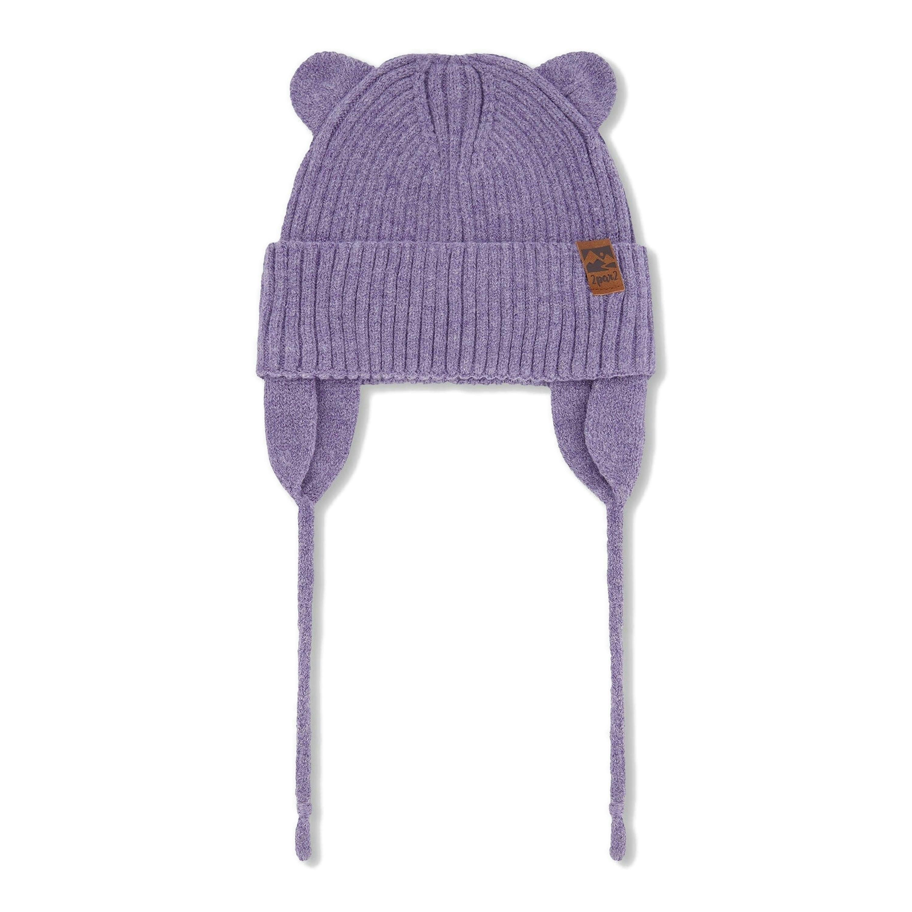Baby Knit Hat Lavender , view 4 of 5