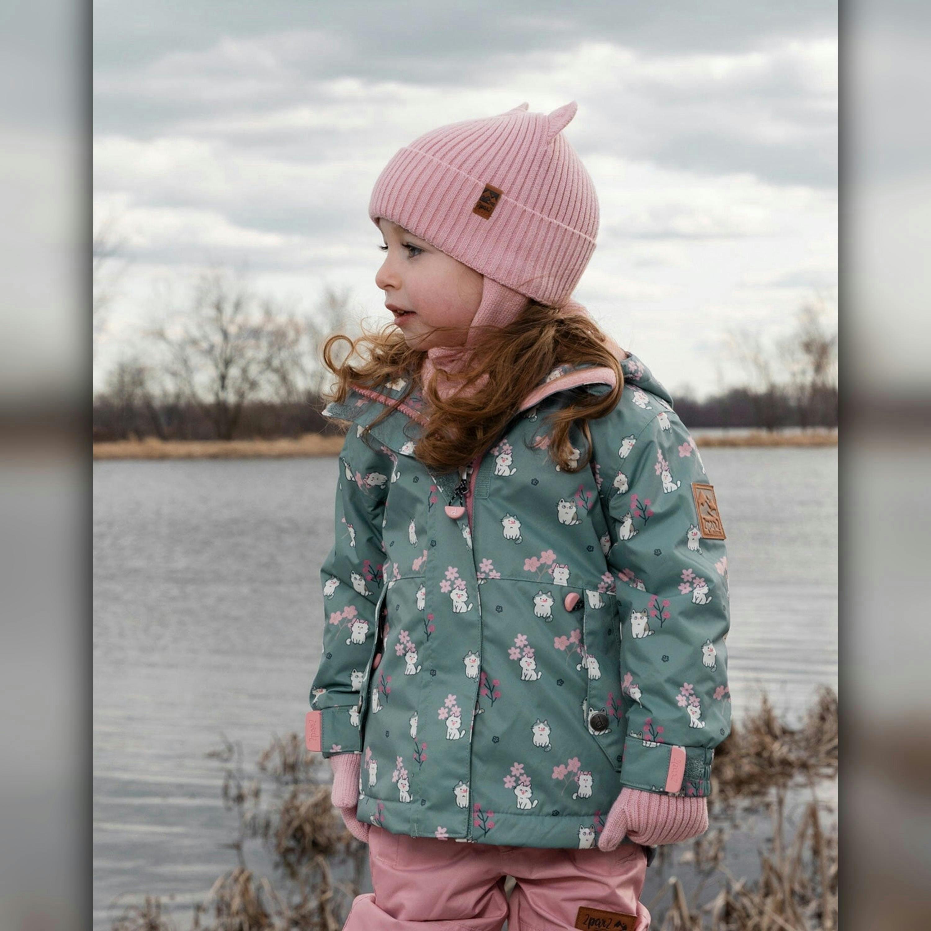 Baby Knit Hat Pale Pink , view 2 of 3