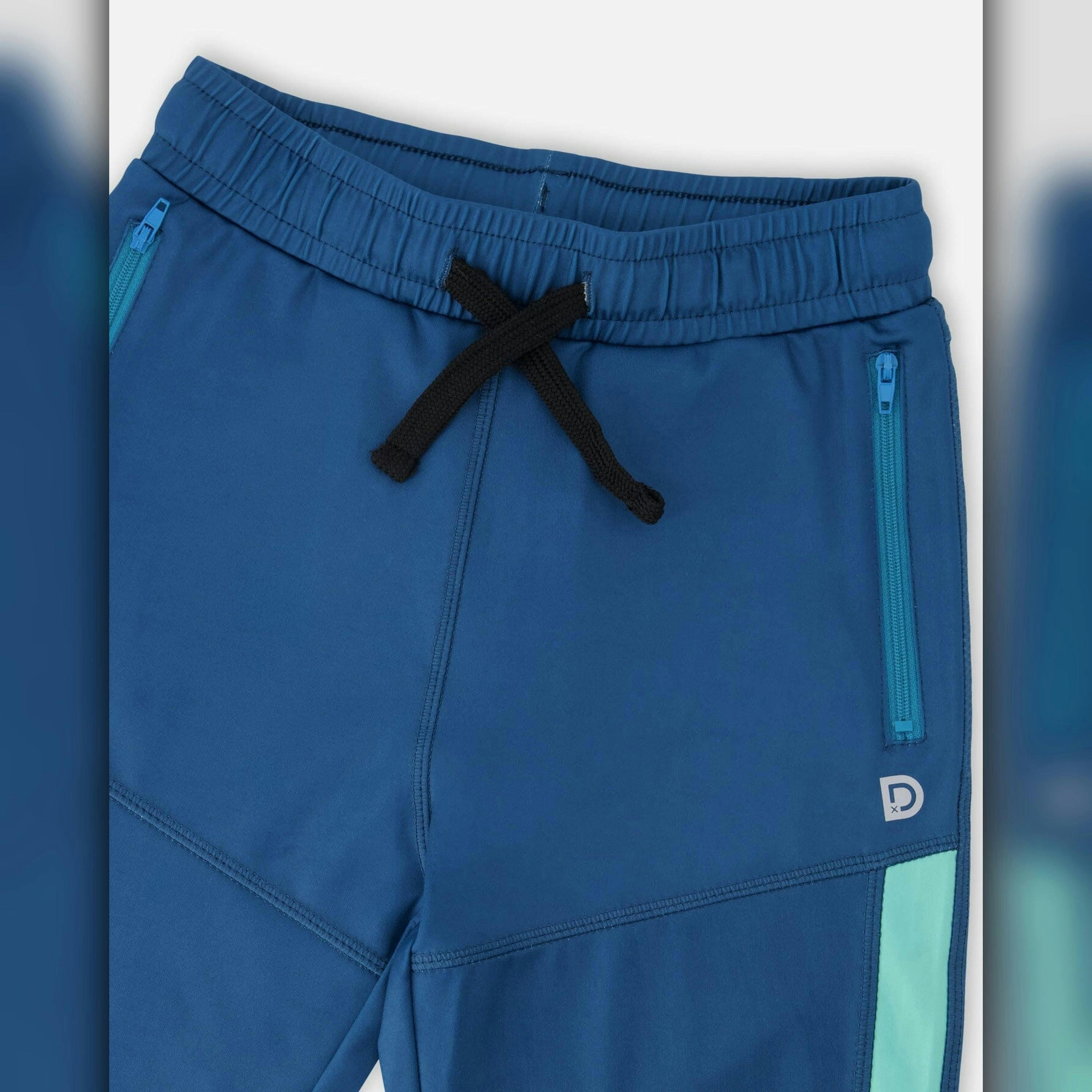 Athletic Pants In Recycled Polyester Teal , view 4 of 4